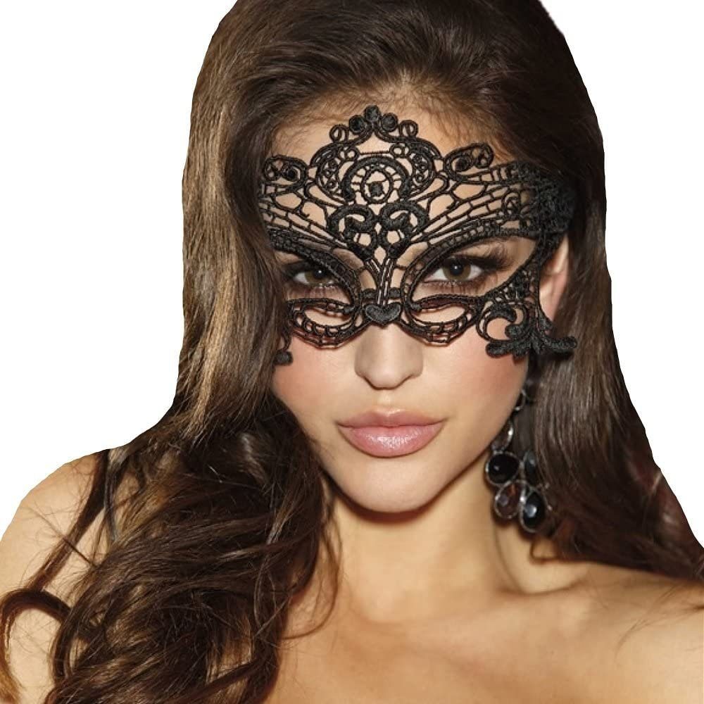 Jormftte Verkleidungsmaske Venezianische Maske,Damen Spitze Maske, weich