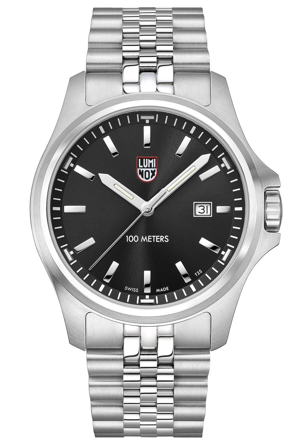 Luminox Quarzuhr Quarz Dress Field Stahl/Schwarz