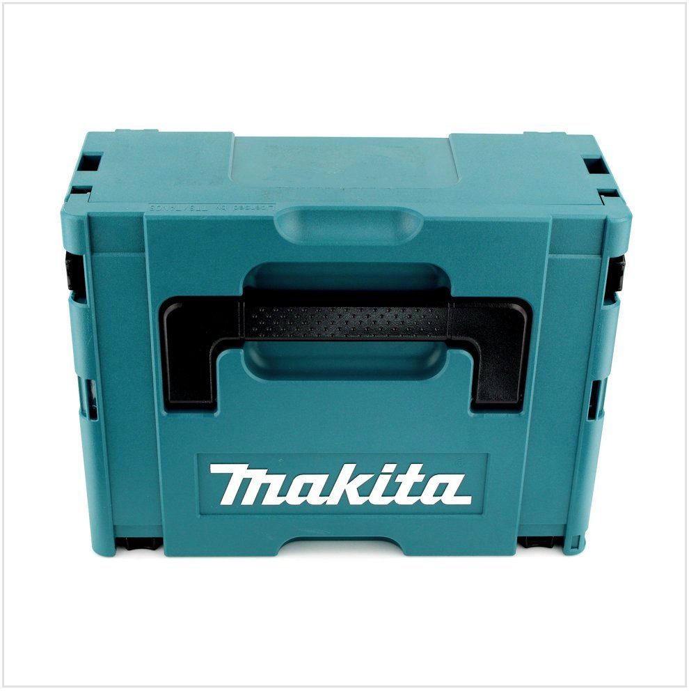 Makita Säulenbohrmaschine 2x 4,0Ah + Akku 451 Ladegerät RMJ + 18V Bohrschrauber Akkus DDF 80Nm
