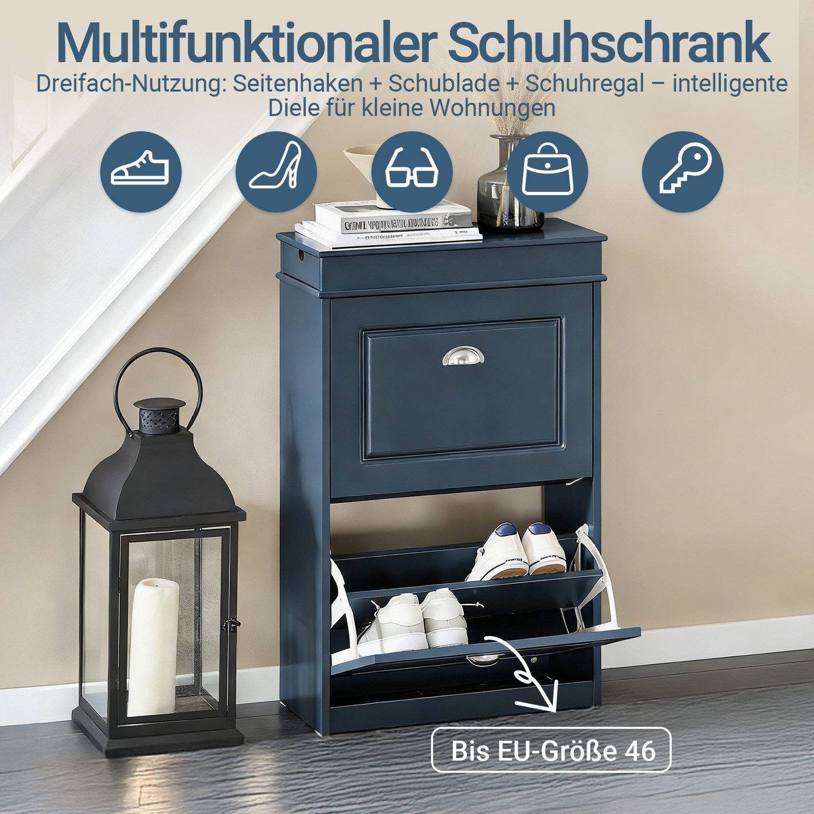 SoBuy Schuhschrank FSR78/FSR79/FSR94, Schuhkipper, Schuhregal, Schuhbank, m günstig online kaufen