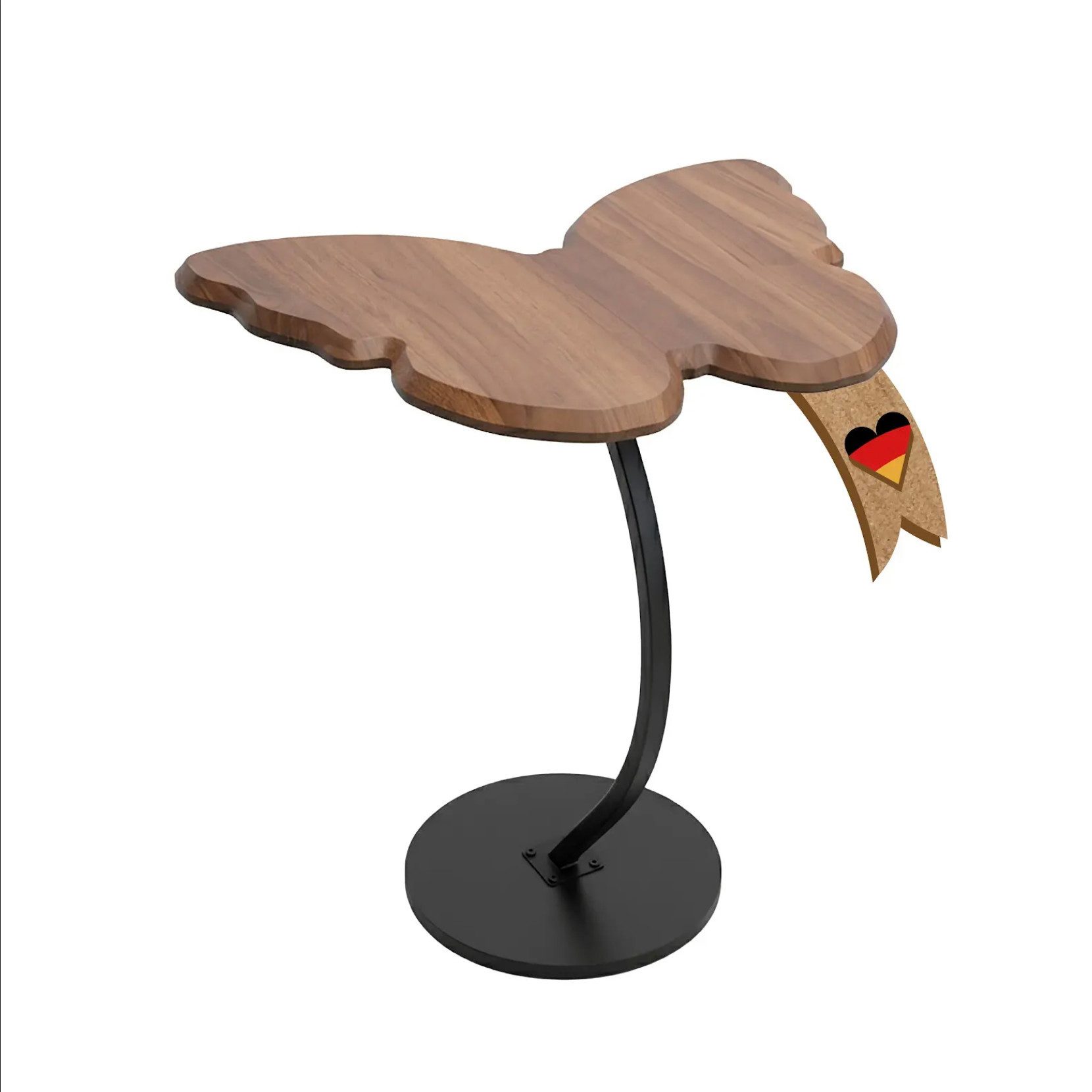 PEGSEN Beistelltisch Beistelltisch Schmetterling - Couchtisch für Sofa & Be günstig online kaufen