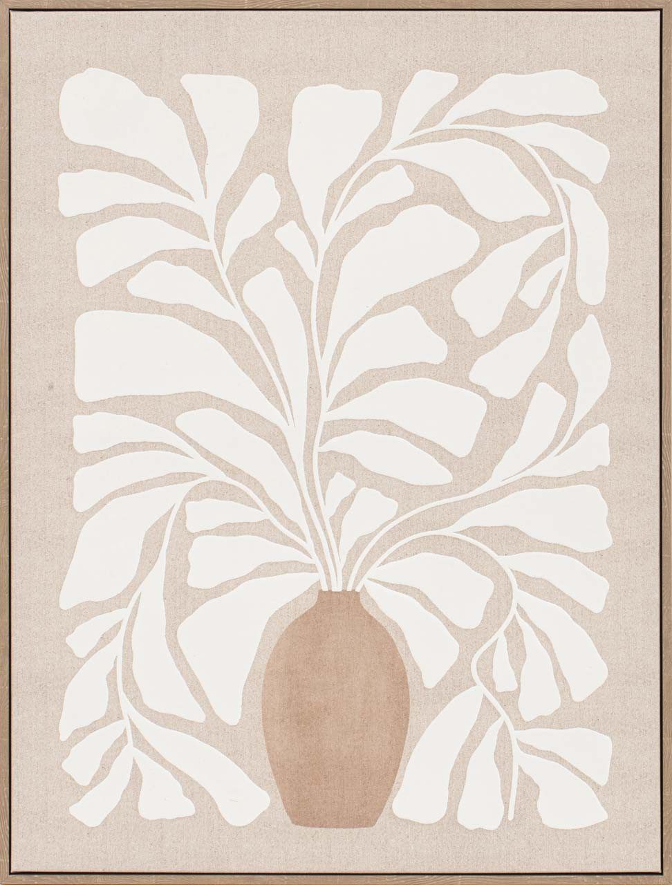 ArtUniverse Gemälde Leinwandbild Leaf Dream II Wandbild 62 x 82 cm, Naturmotiv