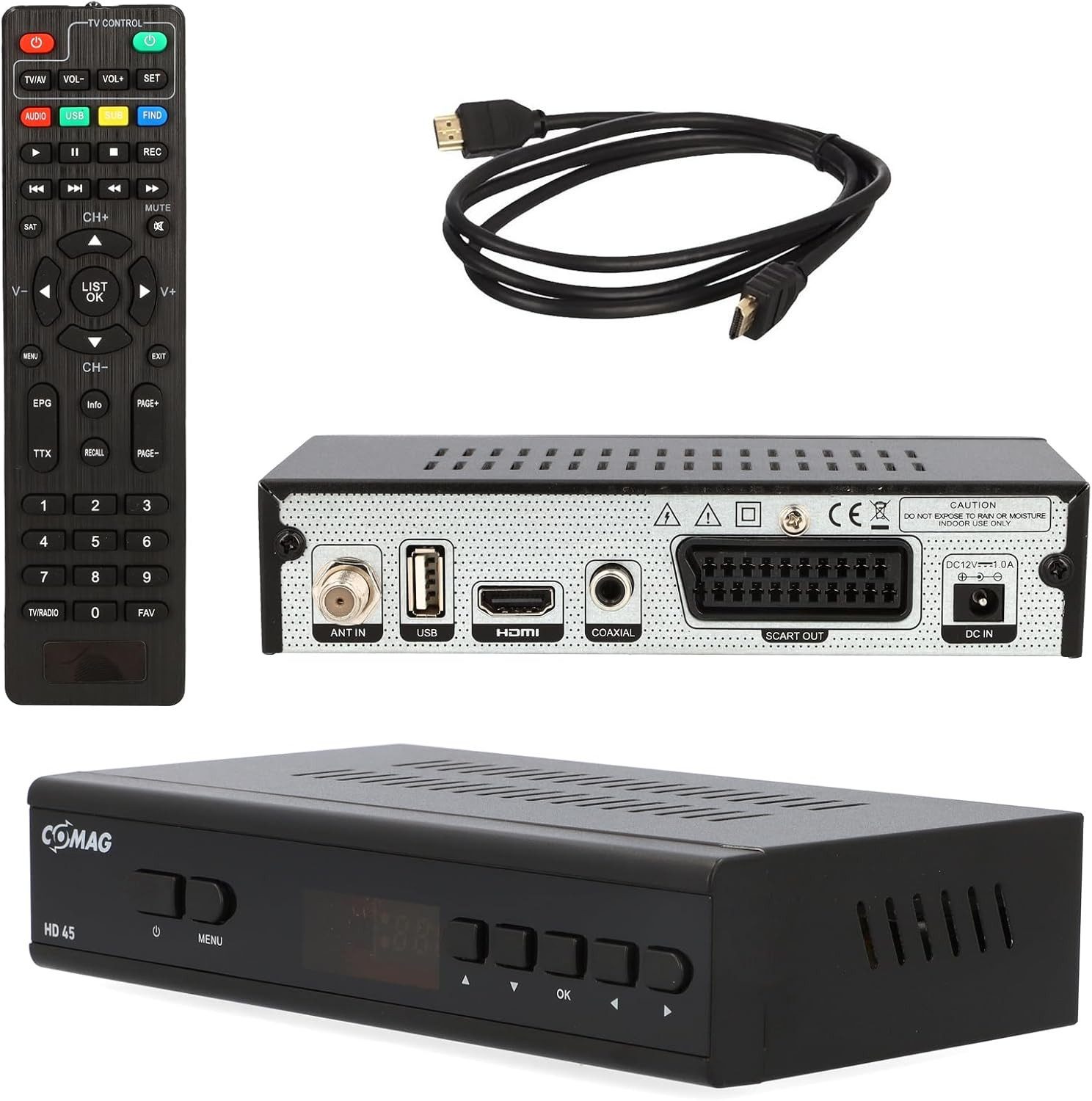 COMAG HD45 Digitaler HD Sat Receiver (FULL HD, HDTV, DVB-S2, HDMI, Satellitenreceiver