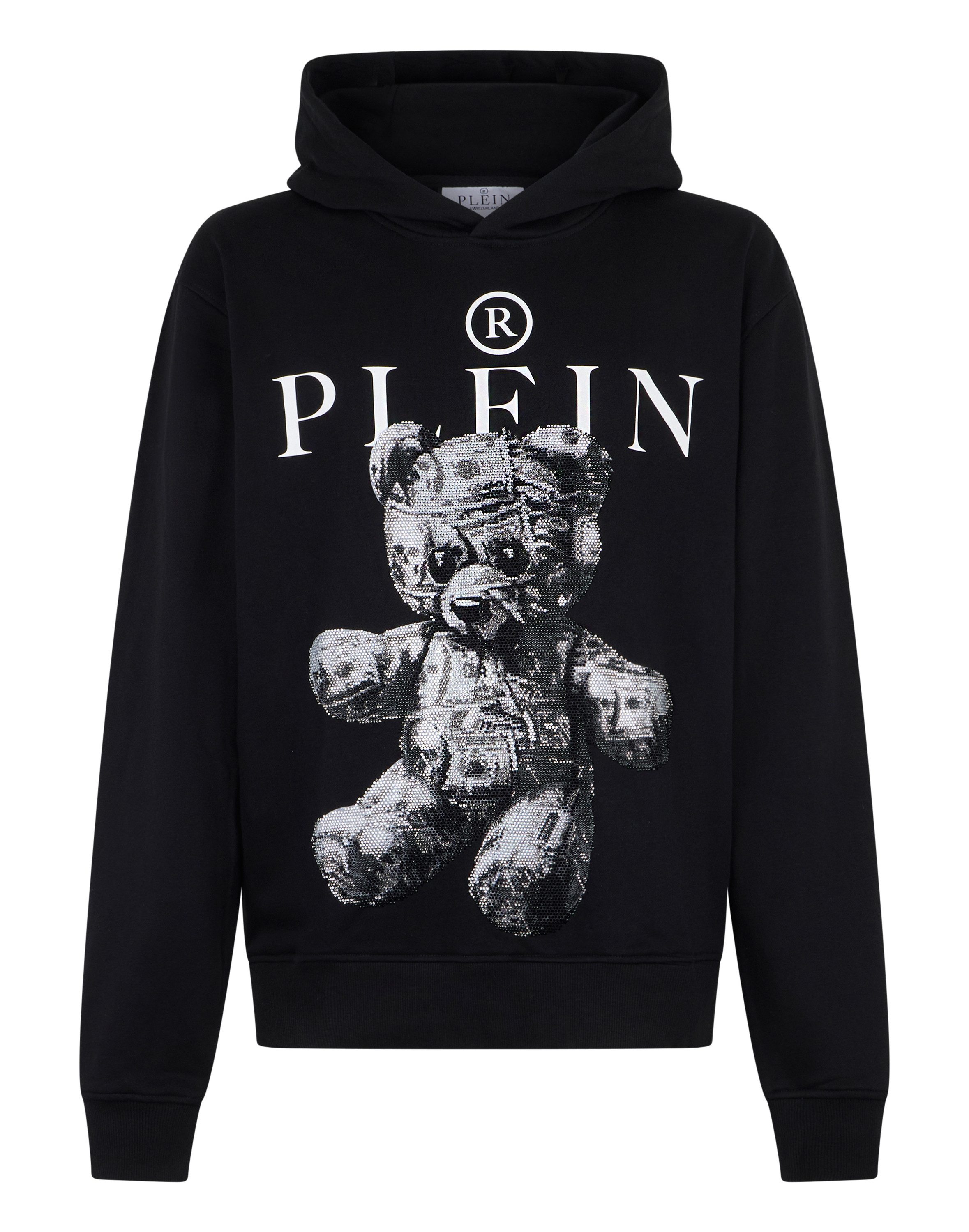PHILIPP PLEIN Sweatshirt Teddy Mit Schmucksteinen