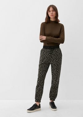 s.Oliver Stoffhose Sweatpants mit Allovermuster