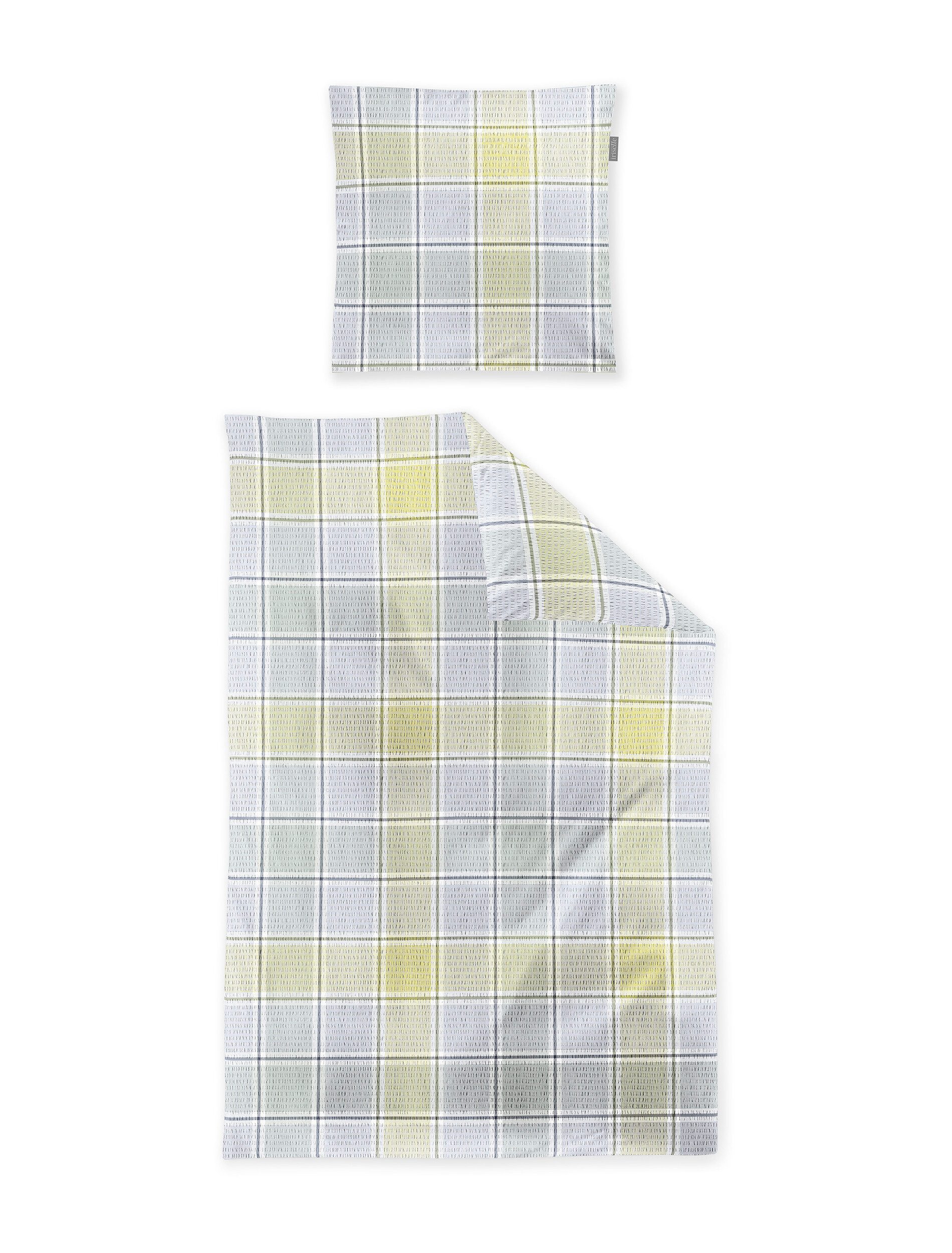 Irisette Bettwäsche Easy 8715, Seersucker, 2 teilig, kühlend und atmungsaktiv, pflegeleicht und bügelfrei