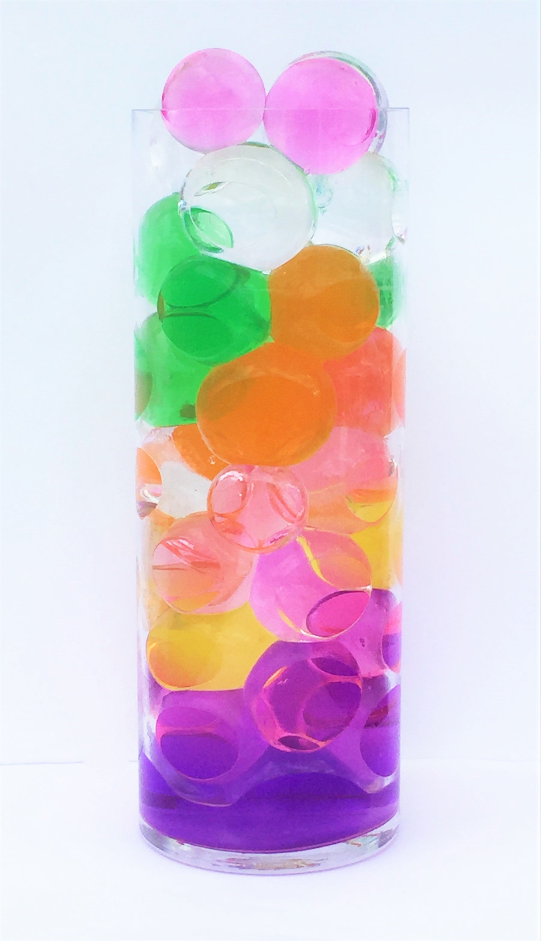 Eurosand Dekokugel RIESEN AQUALINOS/Gelkugeln (ca 4-7cm) 50 Gramm. 3 Liter Deko.