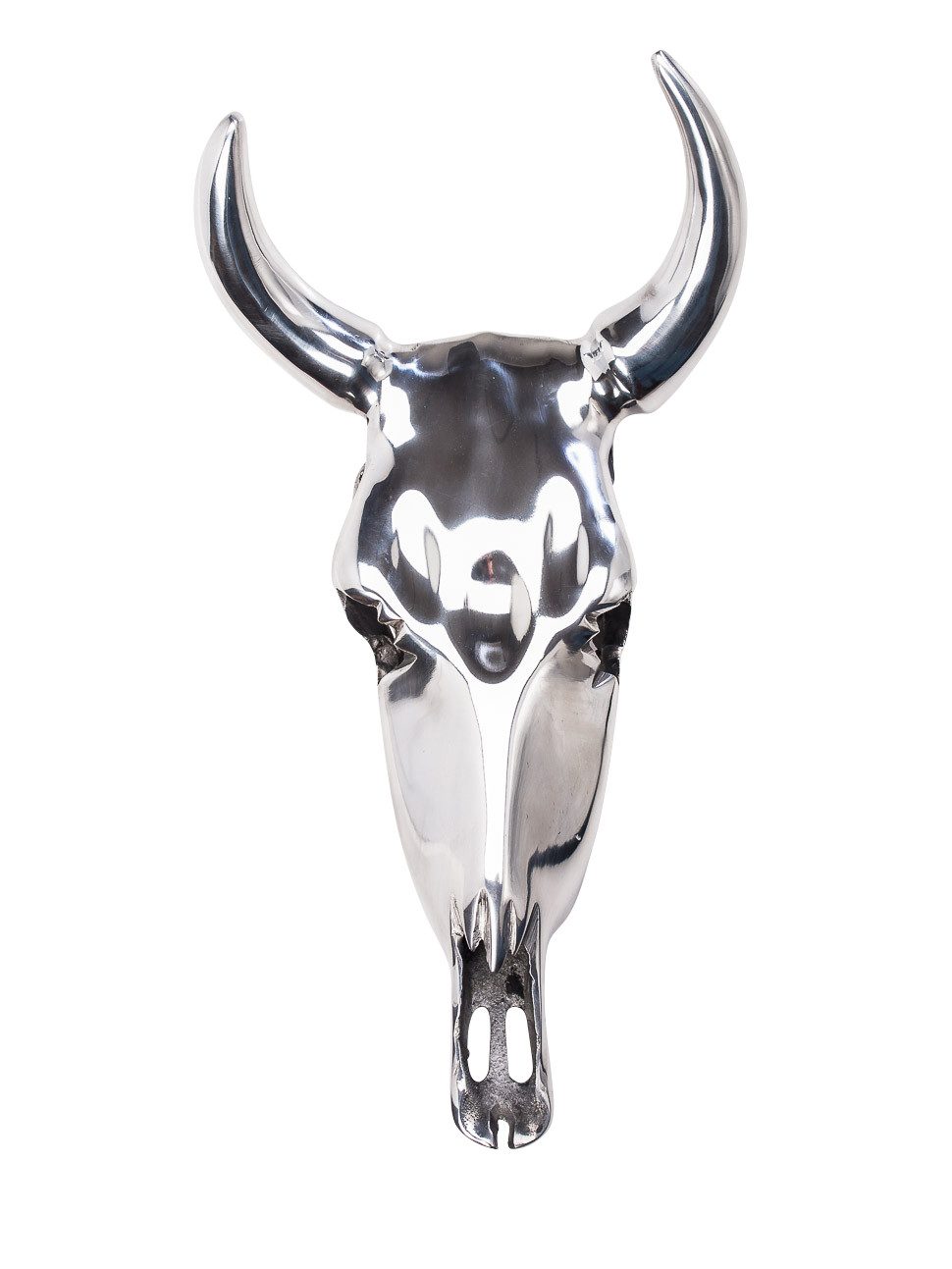 Aubaho Dekoobjekt Stier Bulle Wanddekoration Aluminium 50cm Garderobe Wandhaken Dekorati