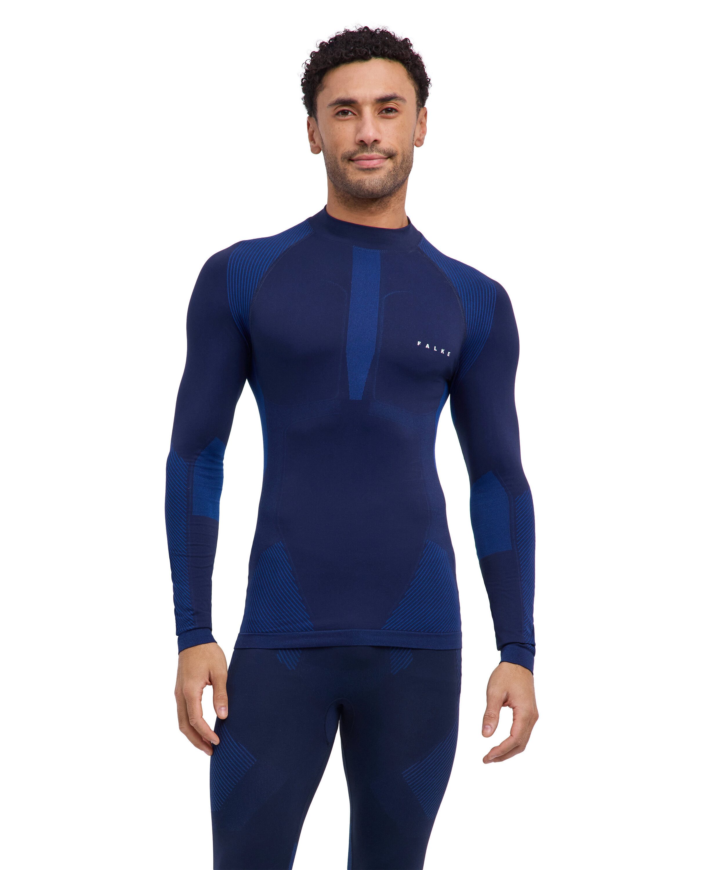 FALKE Funktionsshirt FALKE Langarmshirt Warm Herren (1-tlg., 1) thermoregulierend für warme bis kalte Temperaturen