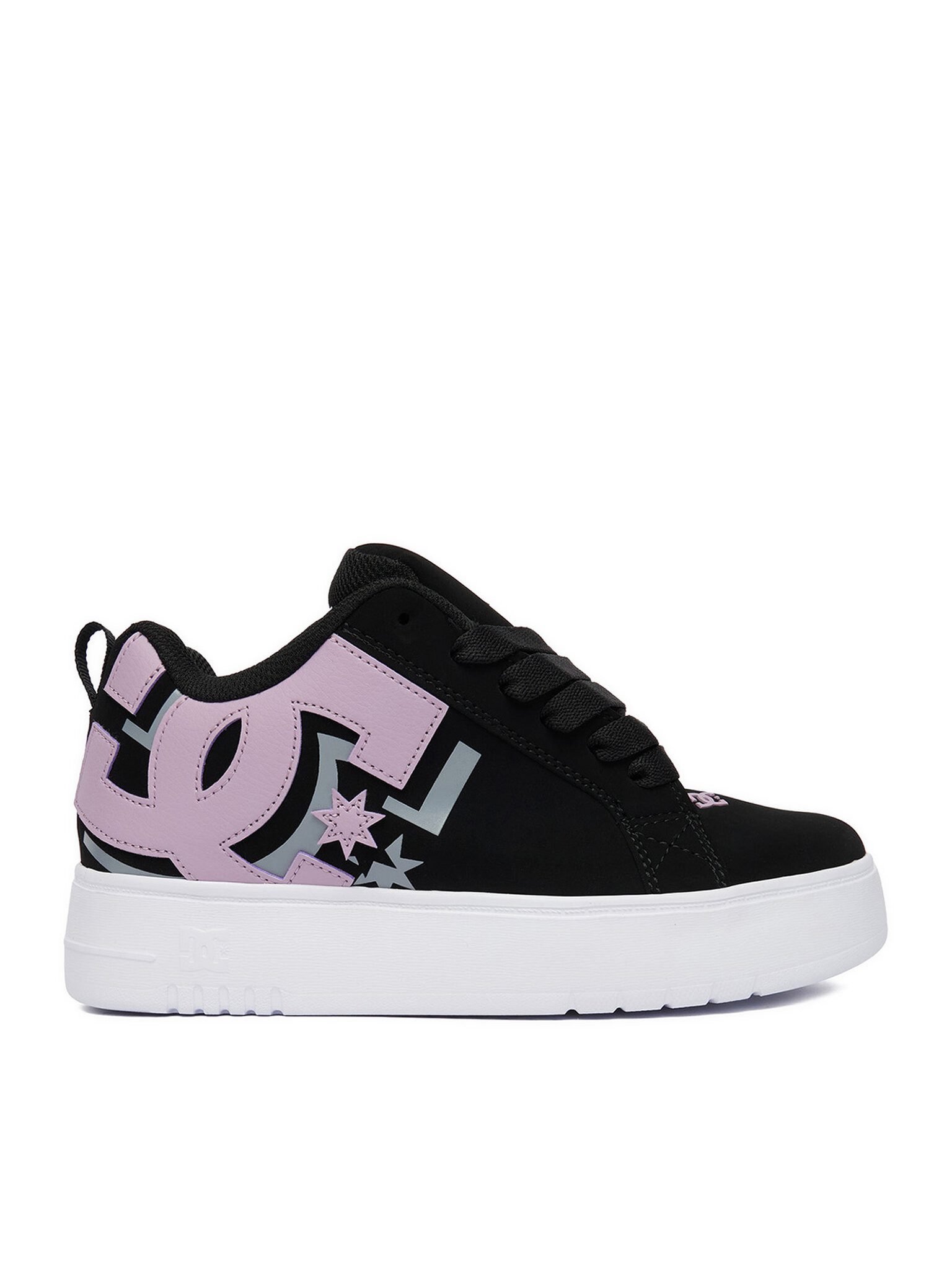 DC Shoes Dc Shoes Damen-Sneakers Schwarz DC SHOES-EO-COURT GRAFFIK PLATFORM DC0 Sneaker