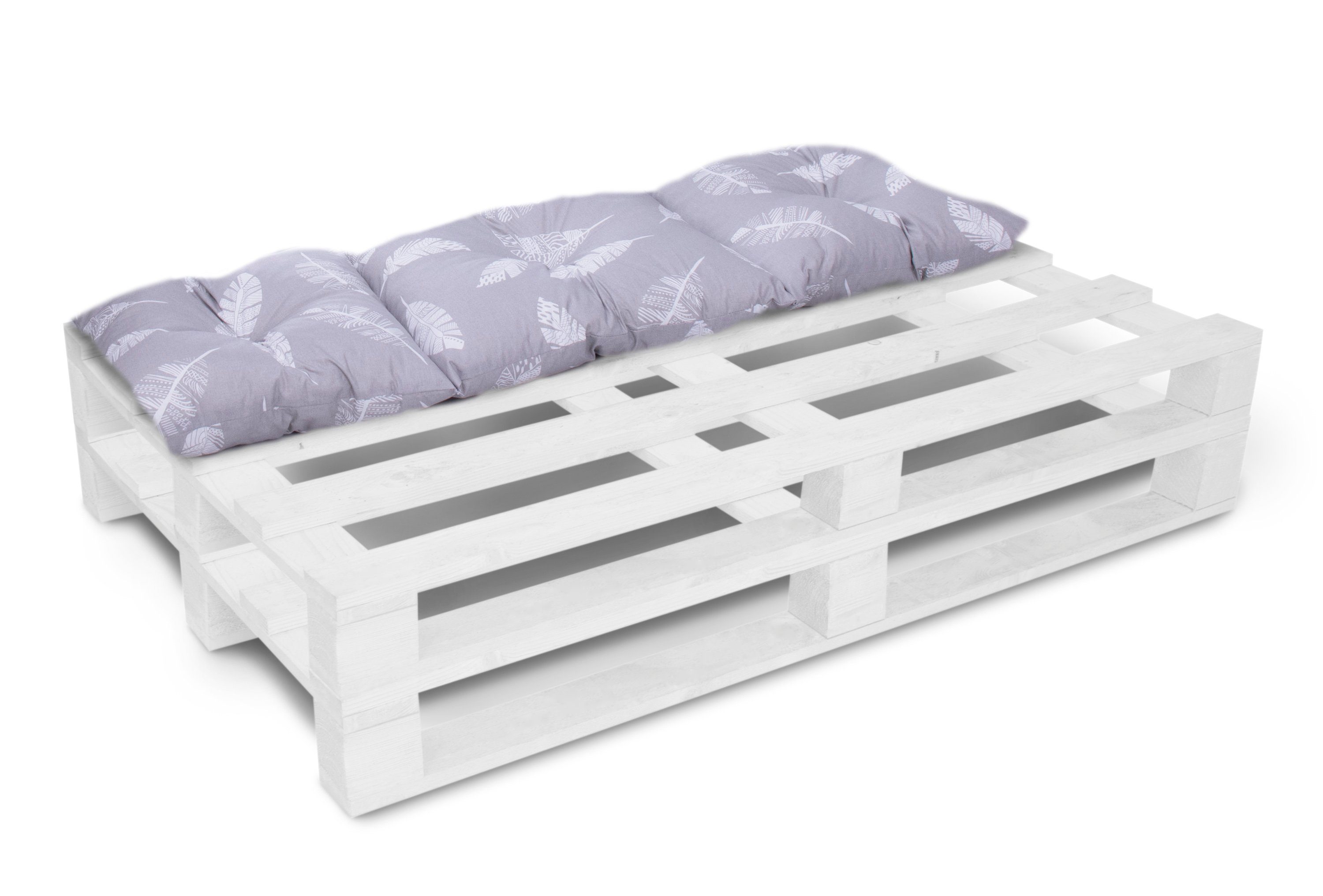 Amilian Stuhlkissen - Sitzkissen - Palettenkissen - Bankauflage - für Gartenbank 40x120 cm, Pallettensitzkissen - Gartenkissen - Sitzpolster - Palettenkissen