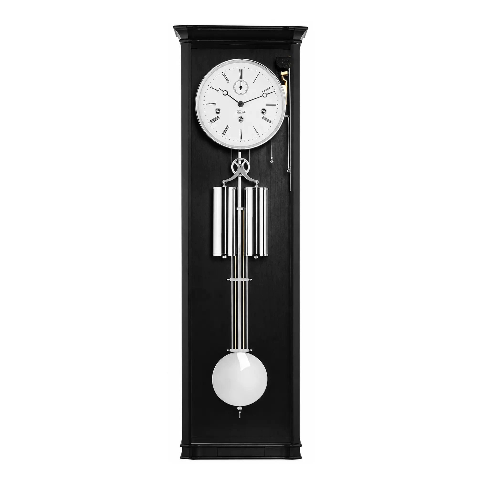 Hermle Wanduhr Wanduhr schwarz Nickel - Hermle Modell: 71009-740351