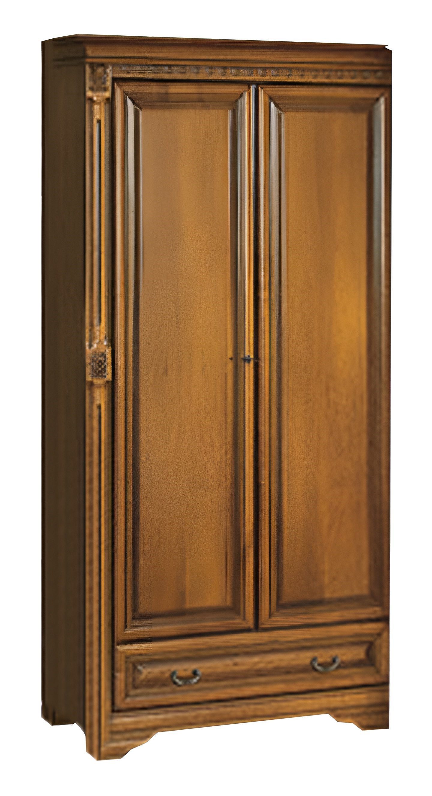 Xlmoebel Kleiderschrank Traditionelle Schränke Kleiderschrank Schrankwand Massivholz Hergestellt in Europa