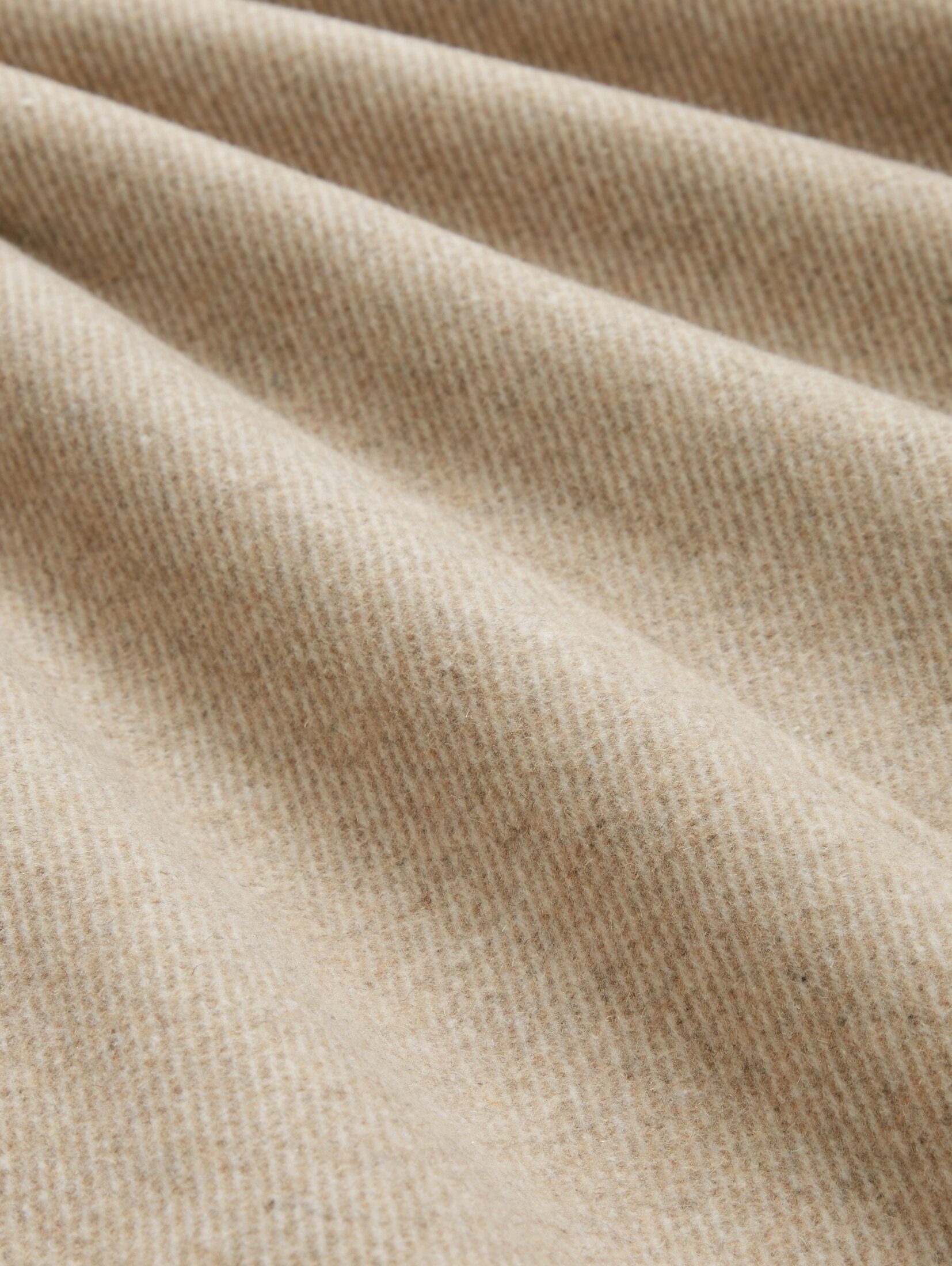 beige structure TAILOR Wollmantel brown 2-in-1 TOM Mantel wool