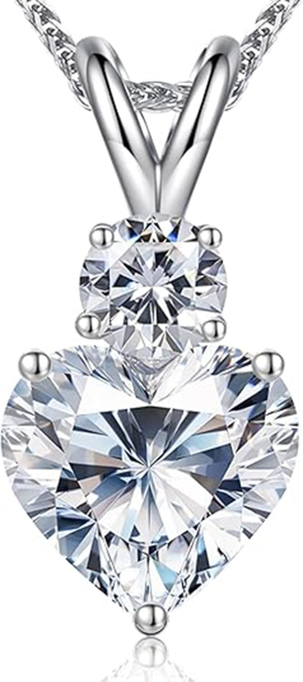 Jumpeak Kette mit Anhänger Diamantkette,Halsketten für Männer und Frauen,halskette gold, Valentinstagsgeschenk,Jubiläumsgeschenk,Geschenk für meine Geliebte