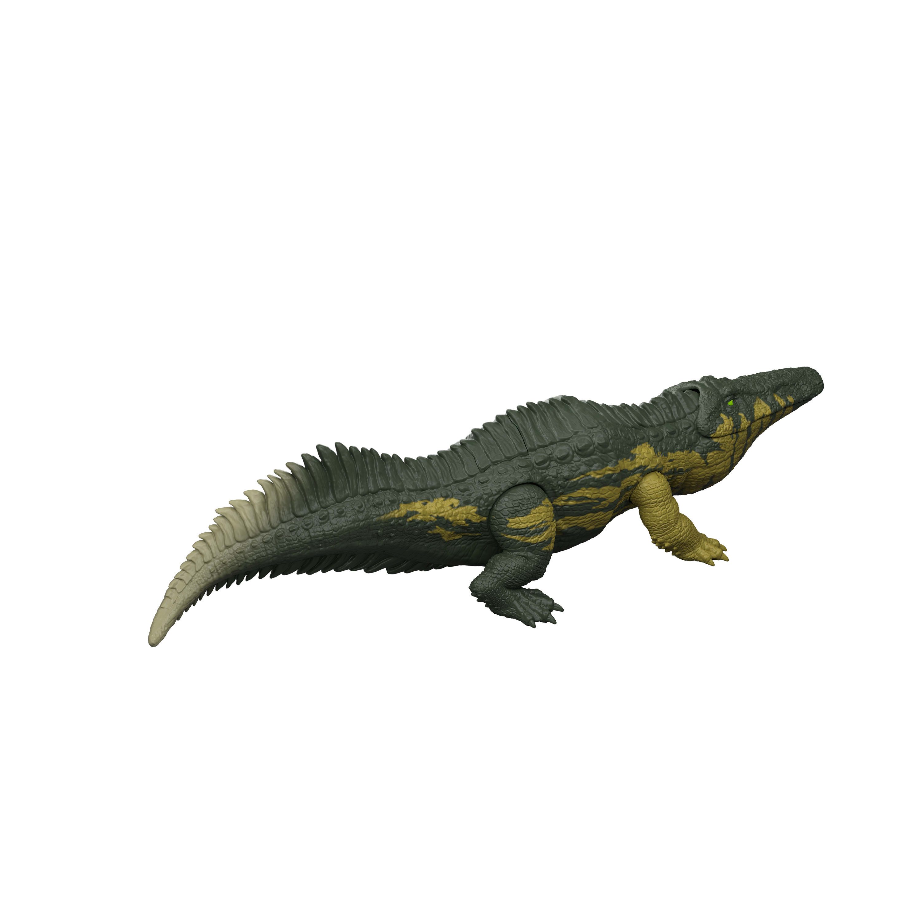 Mattel® Actionfigur Jurassic World Wild Roar - Stomatosuchus, mit Geräuschen und Lichtern