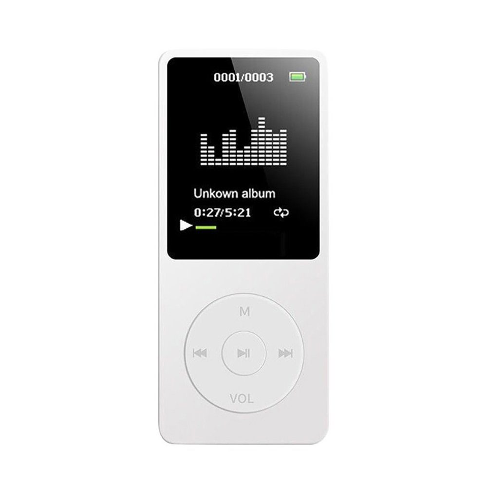 1,8 Bildschirm MP3-Player Weiss mit GB-Musikplayer MP4-Player DOPWii FM Radio Zoll 32