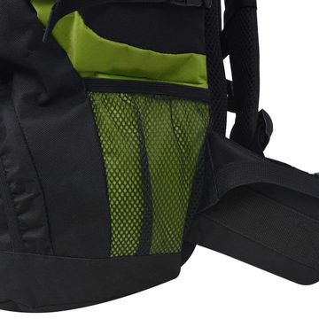 vidaXL Rucksack Wanderrucksack XXL 75 L Schwarz und Grün (1-tlg)