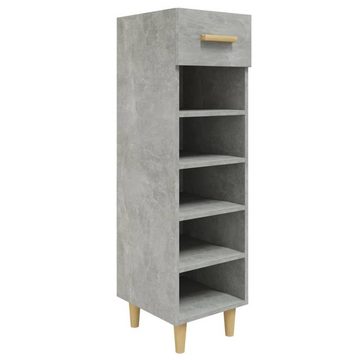 furnicato Schuhschrank Betongrau 30x35x105 cm Holzwerkstoff