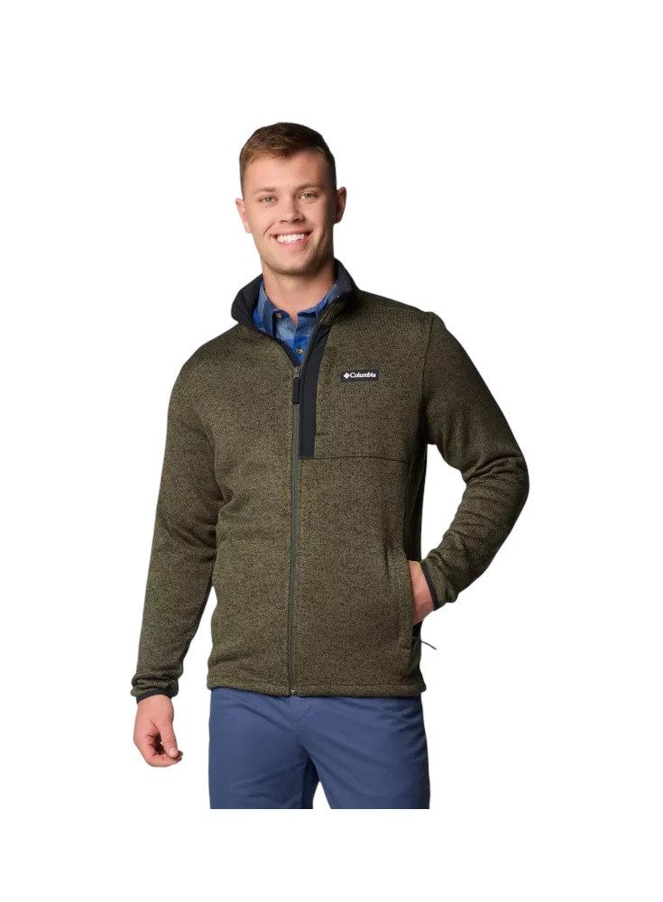 Columbia Fleecejacke Sweater Weather Full Zip 2.0 (warm, weiches Material) grün Herren