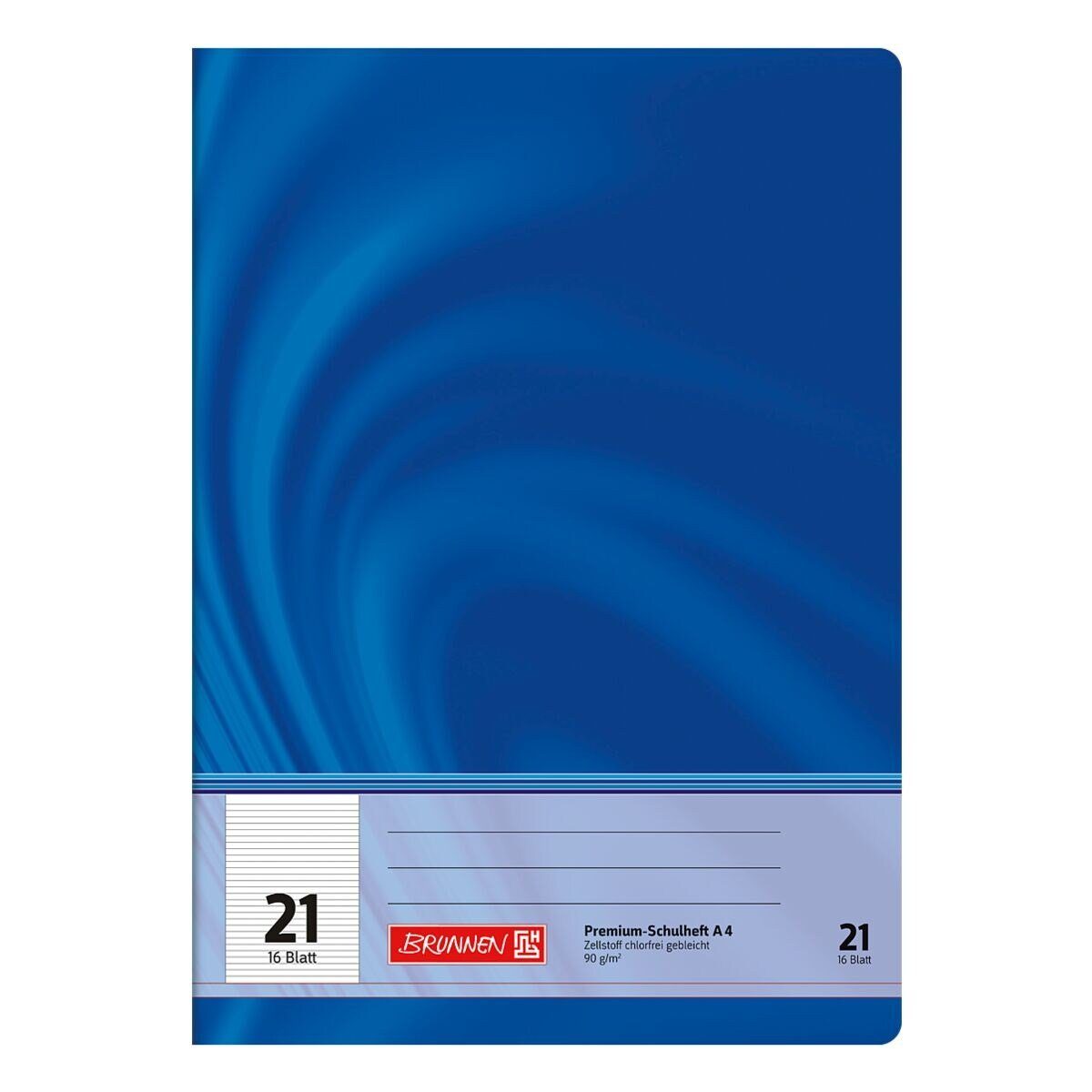 BRUNNEN Schulheft Vivendi, A4, liniert (Lineatur 21), 16 Blatt, ungelocht