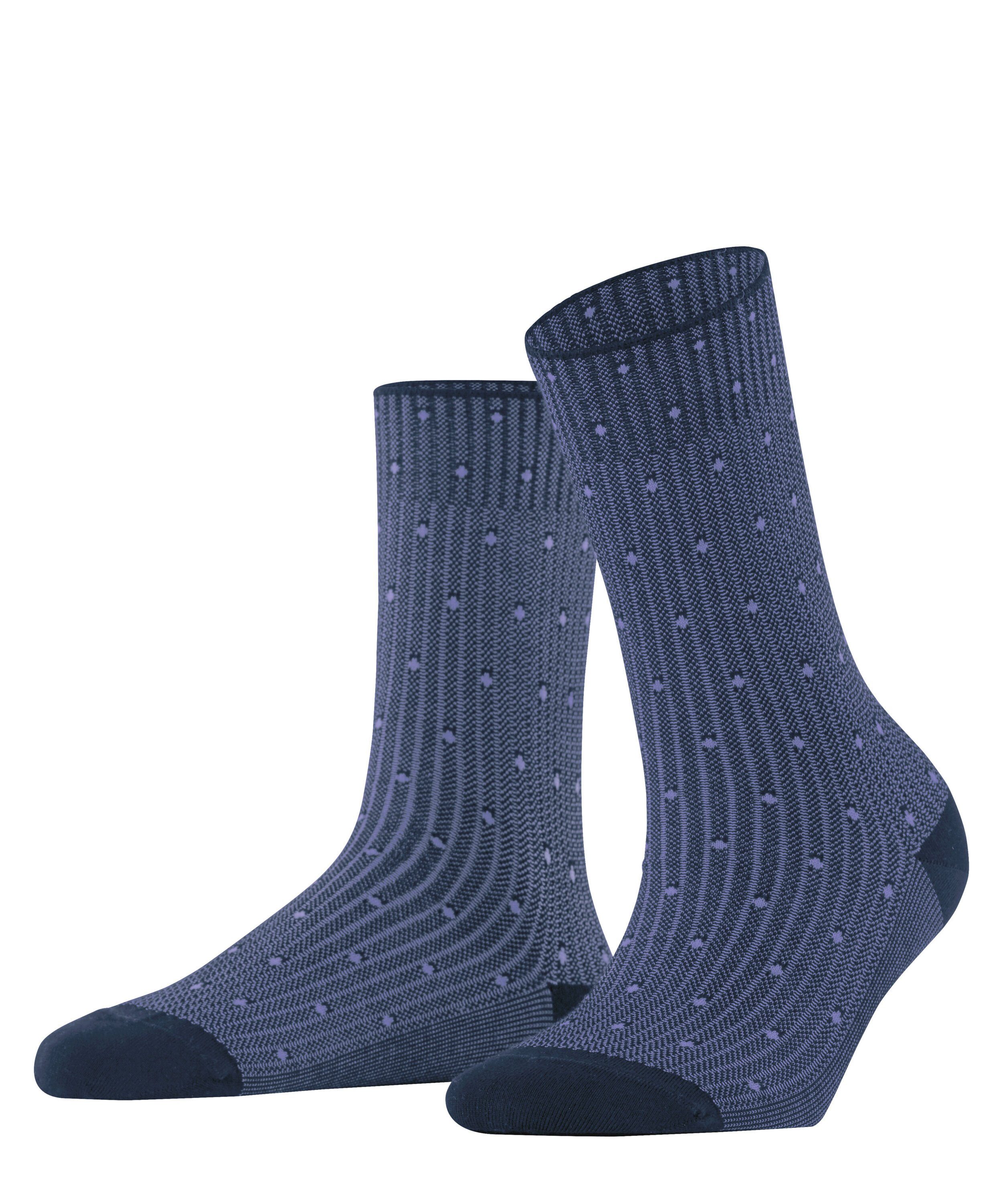 FALKE Socken Rib Dot (1-Paar) royal (6115) blue