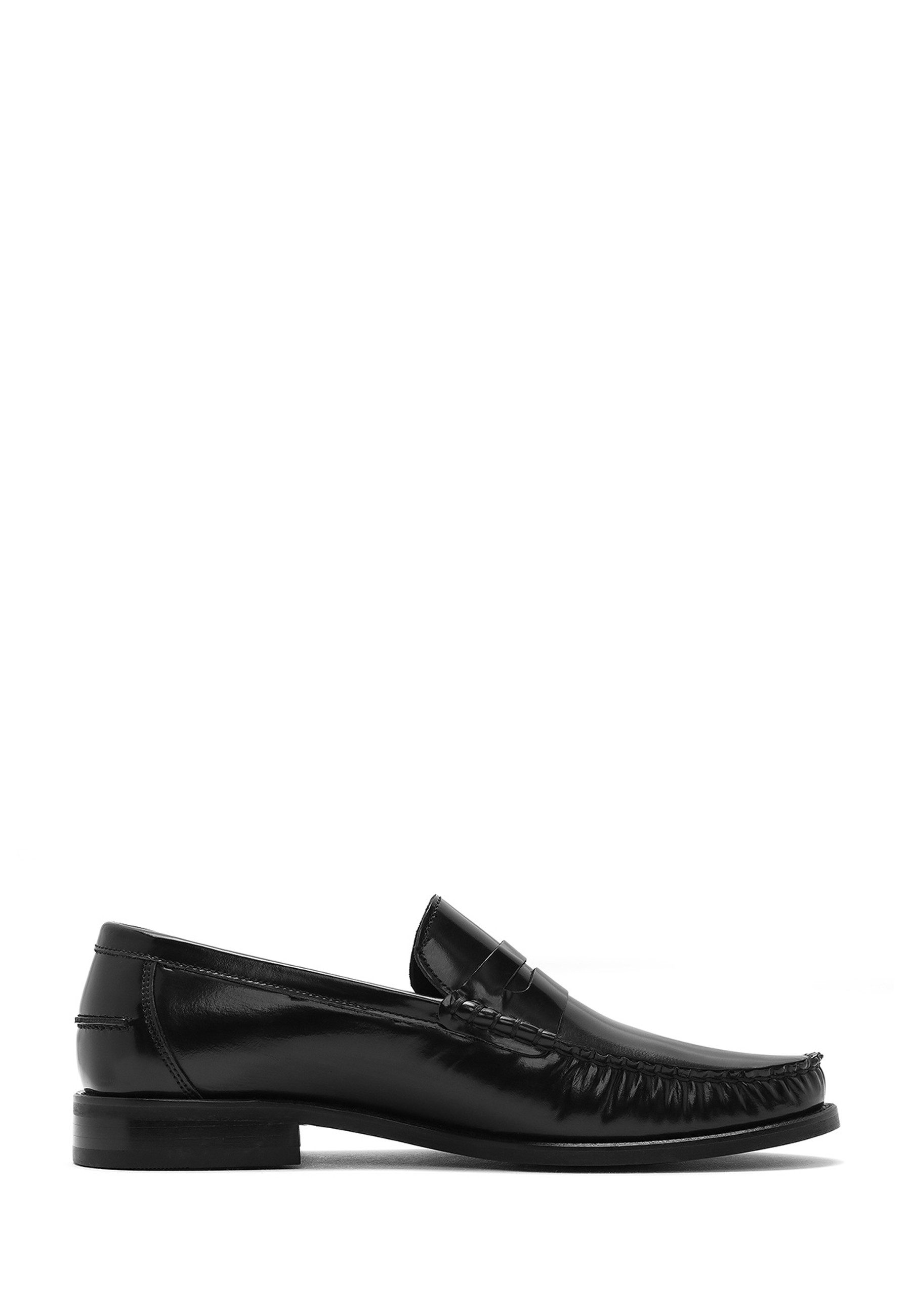Derimod Klassische Loafer aus Leder Loafer Echtes Leder, Lederfutter, Slip-On-Design, Klassischer Stil