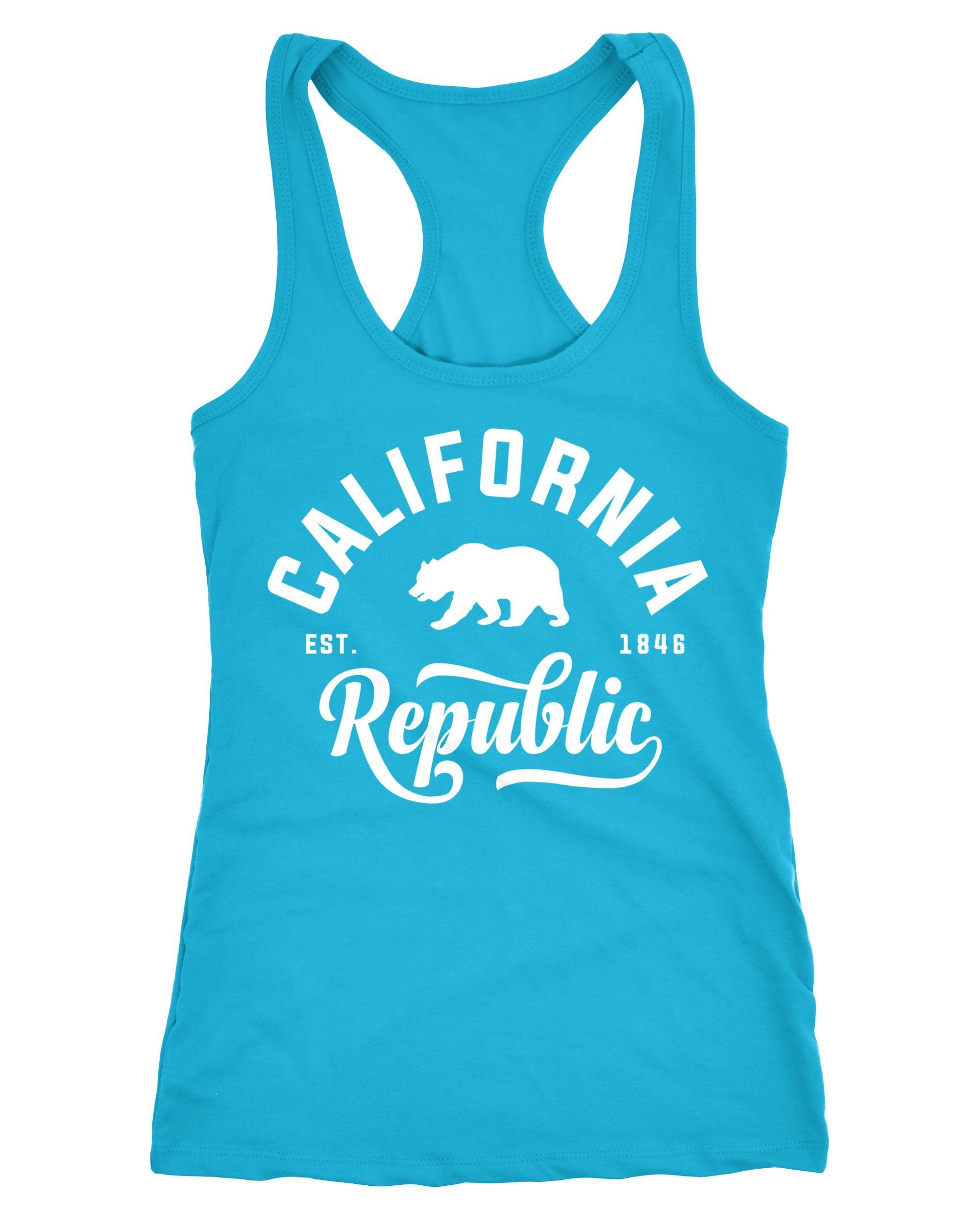 Tanktop Damen Tank-Top California Republic Racerback Neverless®