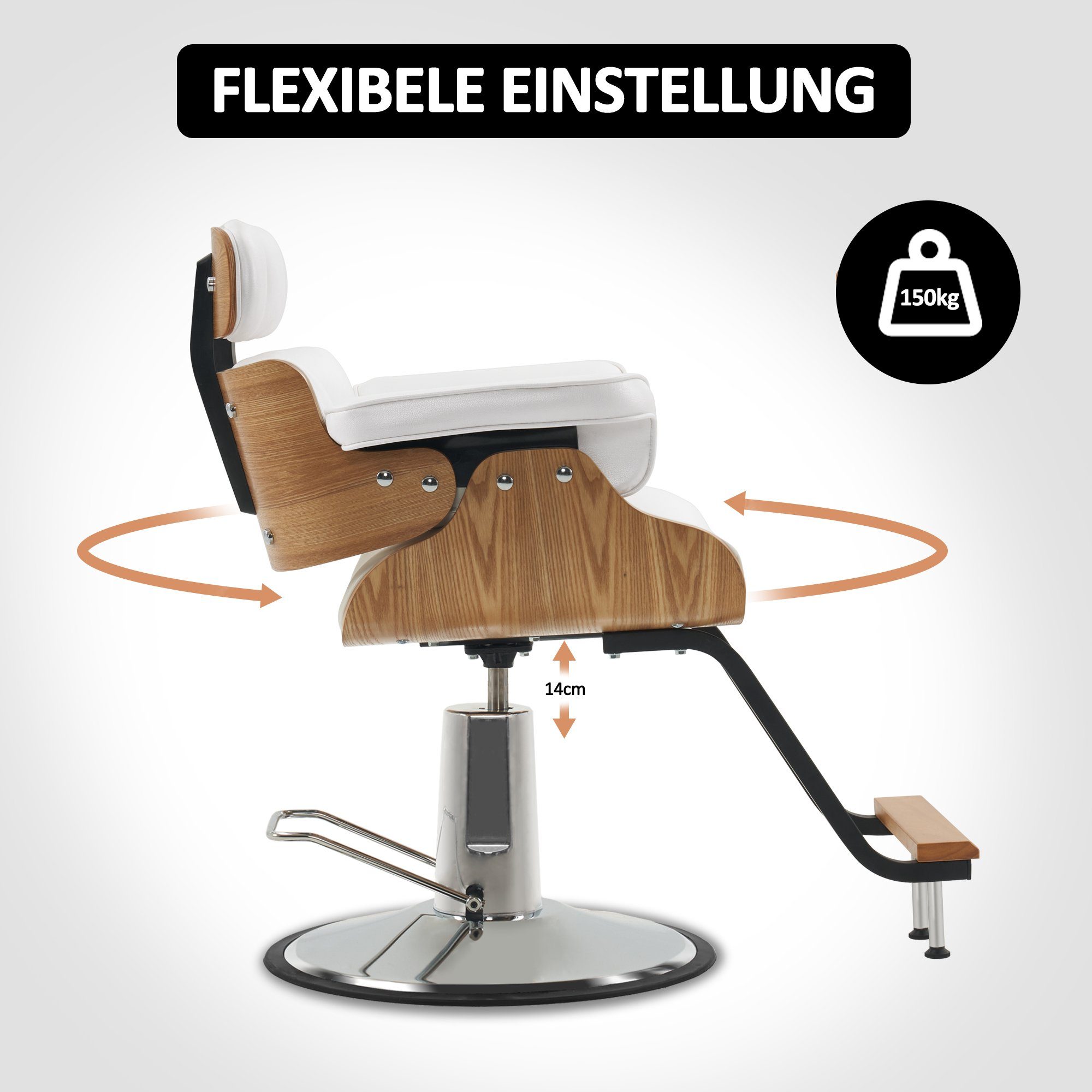 Barberpub Stuhl Barberpub Friseurstuhl Friseursessel Retro günstig online kaufen