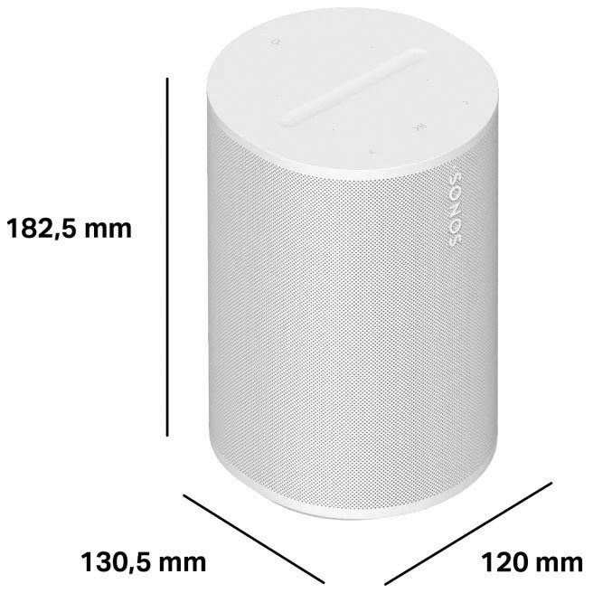 Sonos Era 100 Stereo (Bluetooth, Lautsprecher WLAN) weiß