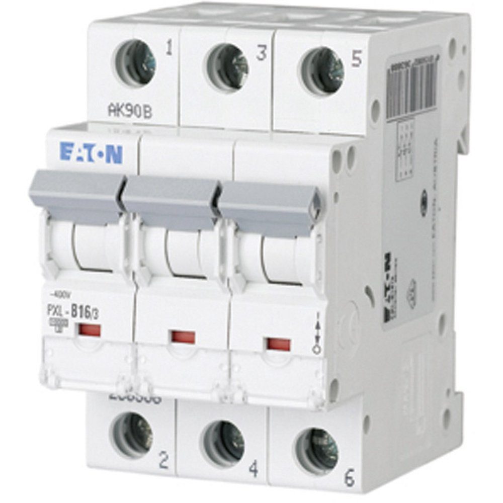 EATON Schalter Eaton 236388 PXL-B16/3 Leitungsschutzschalter 3polig 16 A 400 V/AC | Stromversorgungskabel