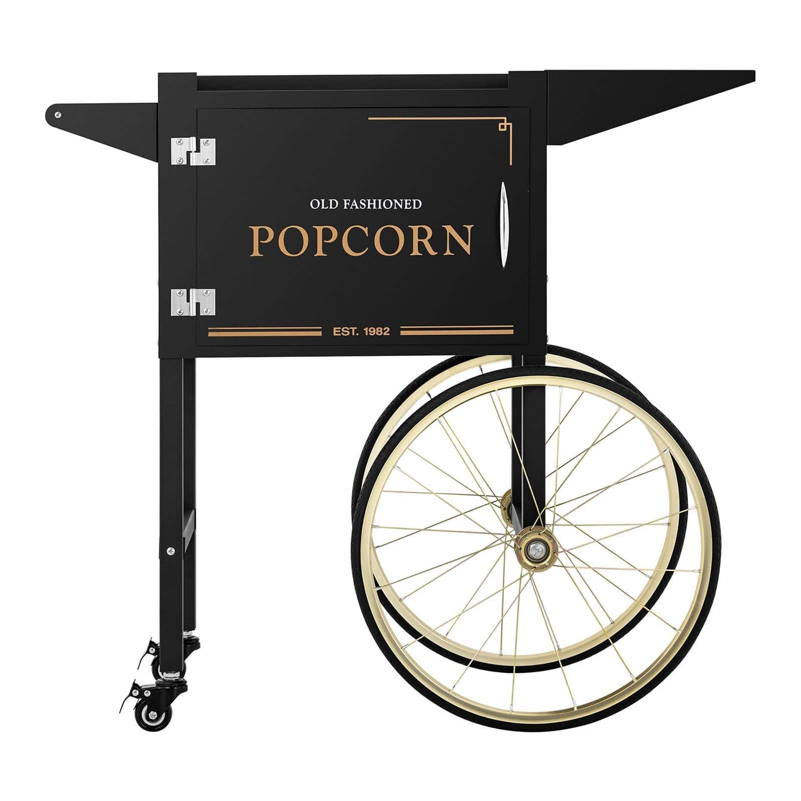 Popcornmaschine Bremsen Catering Popcornwagen Royal Popcorntrolley für Popcornmaschine Wagen 2