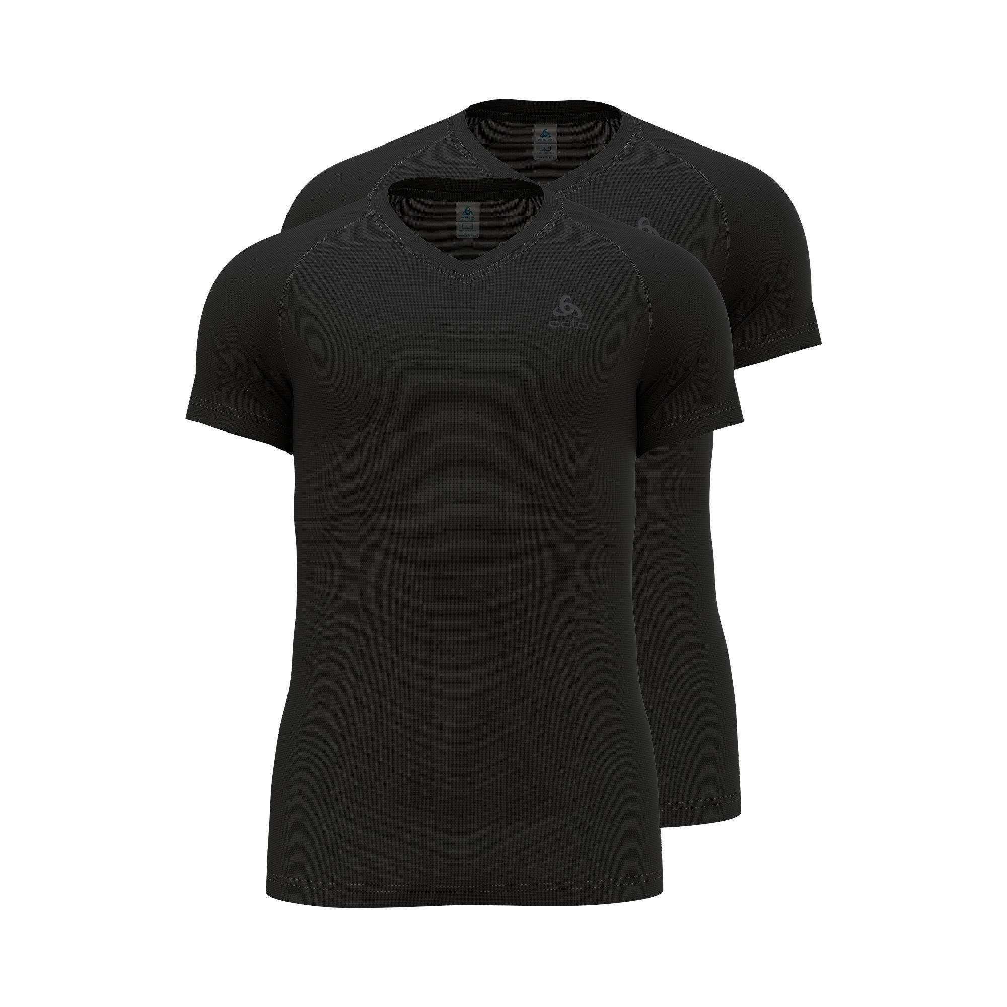 Odlo Unterziehshirt Odlo Herren T-Shirt BL Top V-Neck S/S Active Everyday Eco 2P 141342