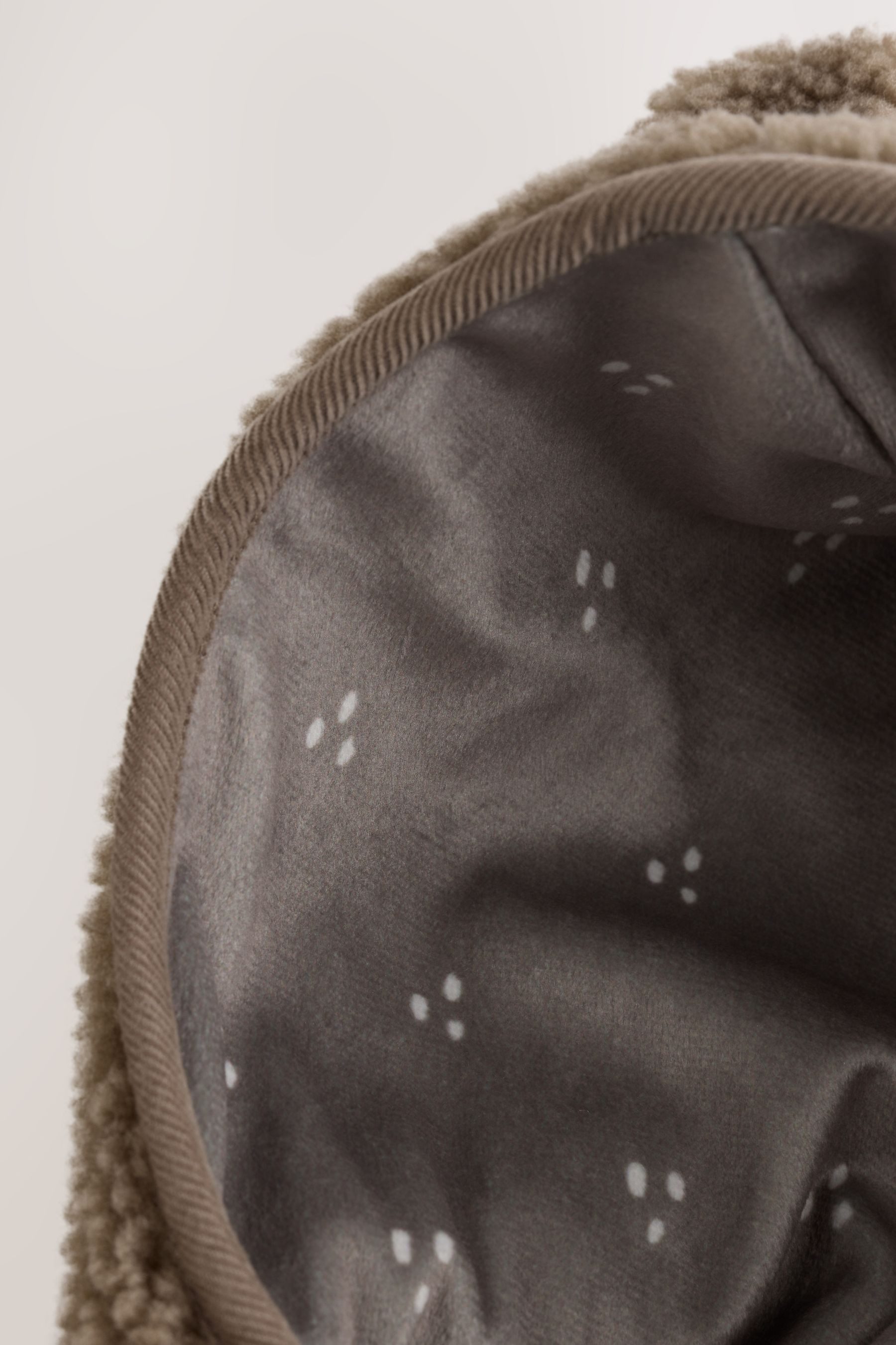 Next Hooded Plush Jacket Baby Borg Jacket with Hood (1-Piece)