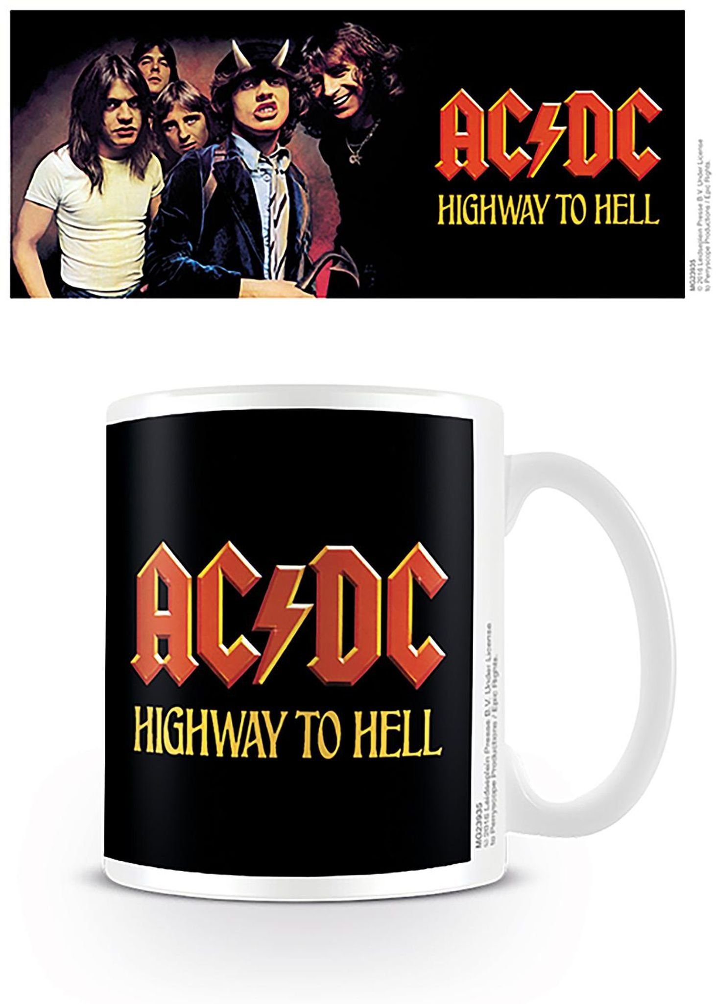 TO HELL Tasse Tasse AC/DC HIGHWAY - PYRAMID -