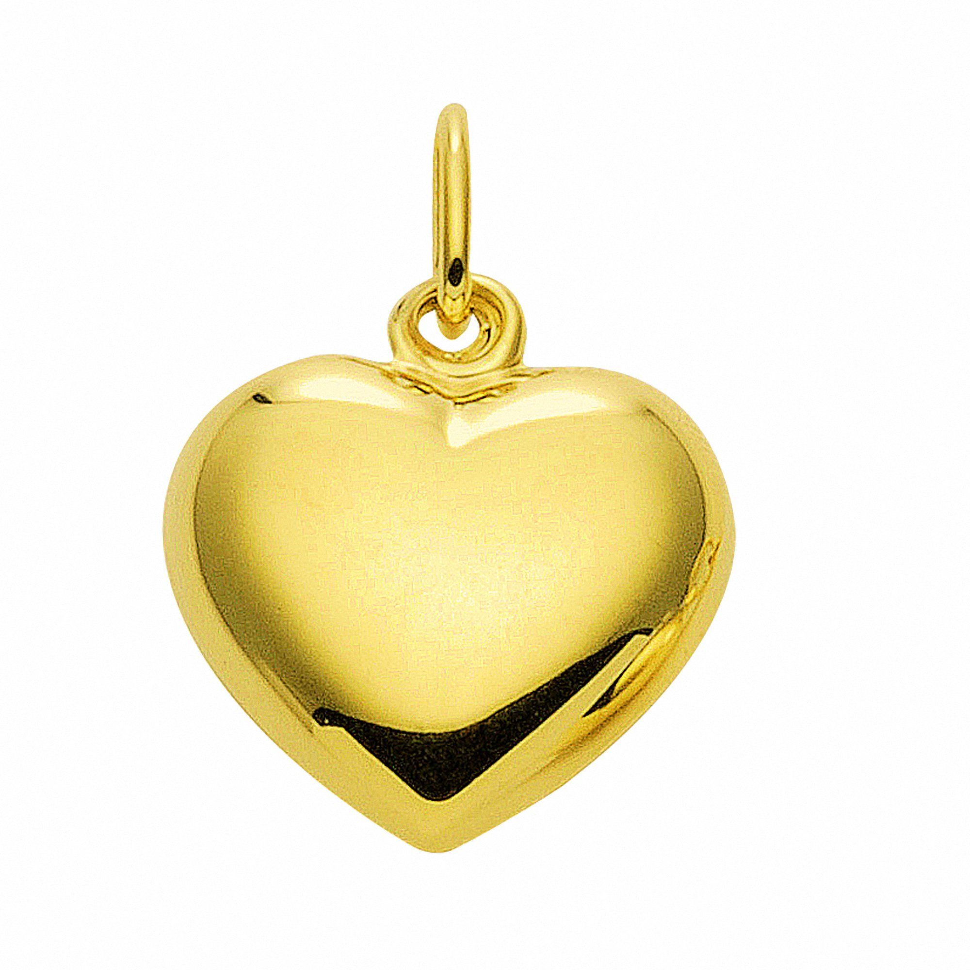 Damen Schmuck Adelia´s Kette mit Anhänger 333 Gold Anhänger Herz - Set mit Halskette