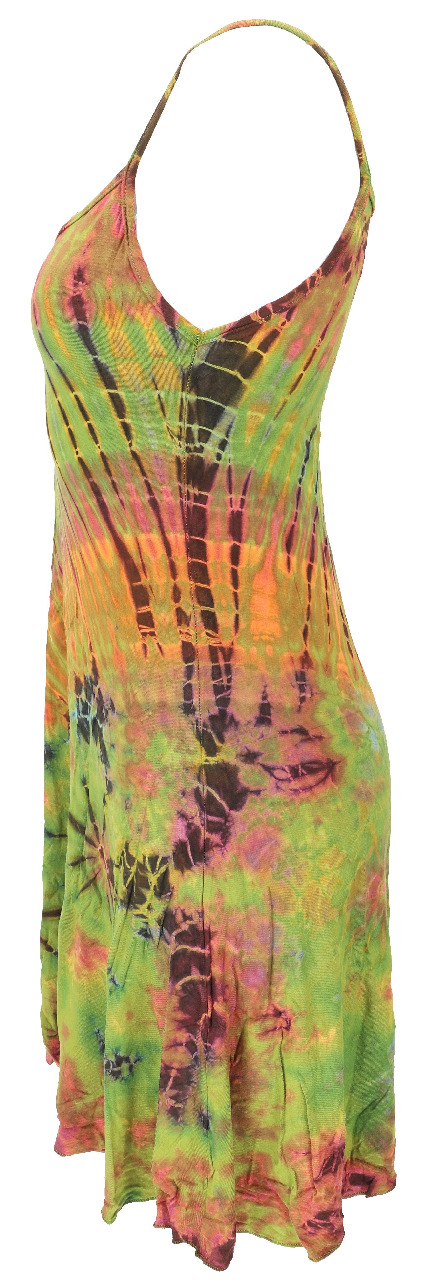 Guru-Shop Midikleid Unikat Batik Minikleid, Batikkleid, Boho.. alternative Bekleidung – Bild 4 von 5