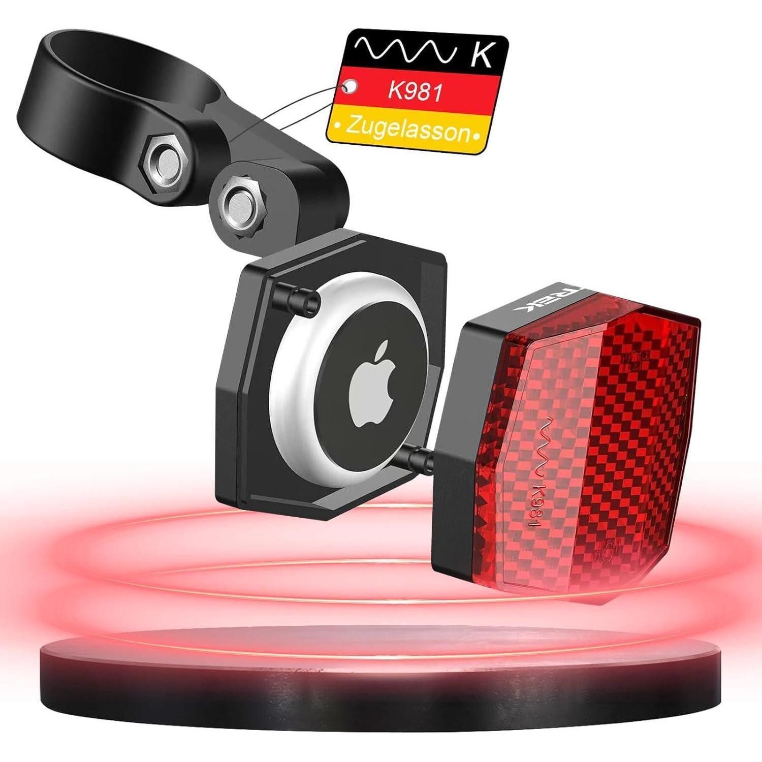 LuxusKollektion Fahrradreflektor Airtag Fahrrad Versteck Reflektoren Hinten StVZO Zertifiziert