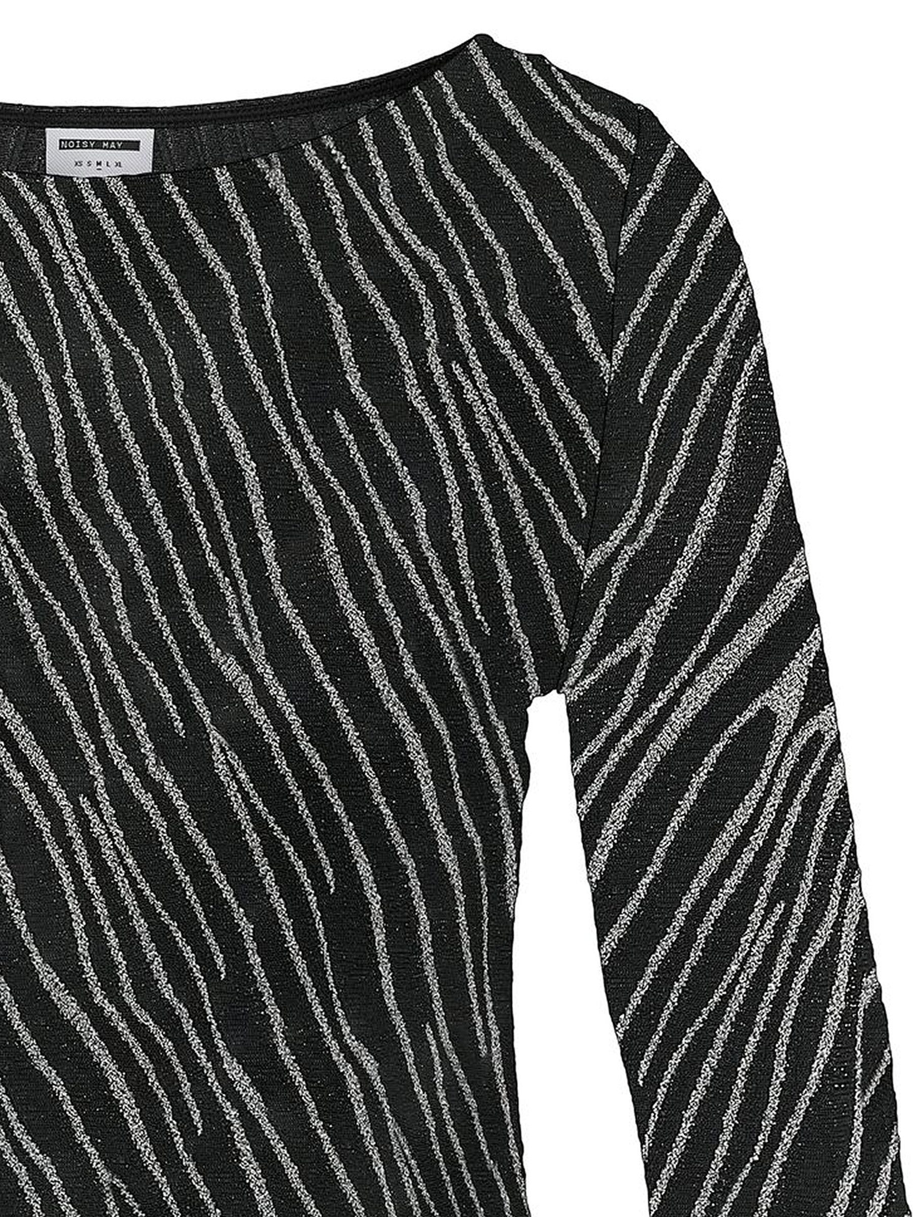 Noisy may Abendkleid Elegantes ärmelloses Kleid mit V-Ausschnitt und Rüsche günstig online kaufen