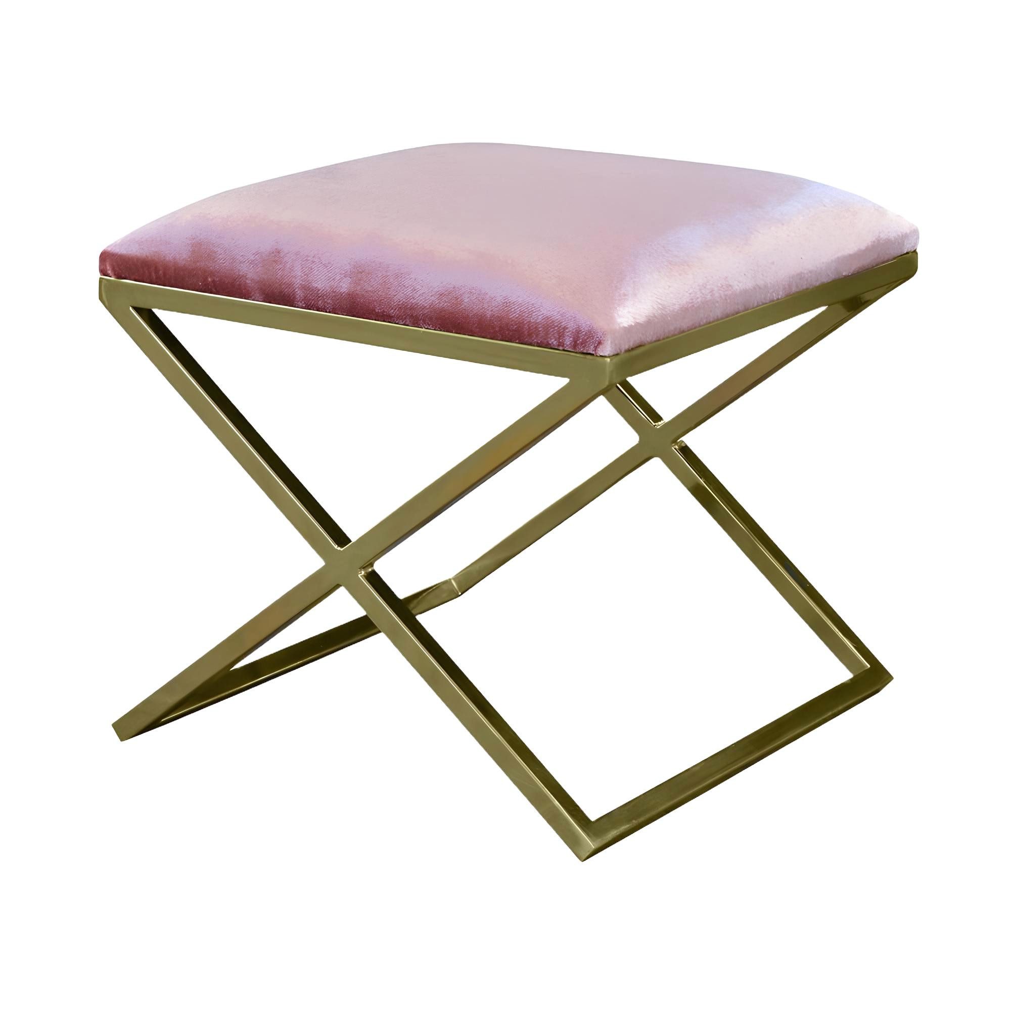 Xlmoebel Hocker Runder Pouf Fußhocker aus hochwertigem Material in edlem Design (1 St., Hocker), Hergestellt in Europa