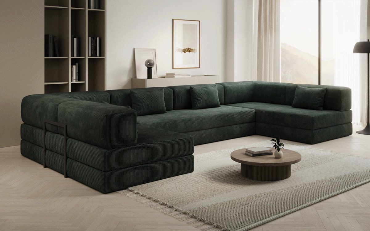 Luxusbetten24 Sofa Designer Sofa Lazy U, günstig online kaufen