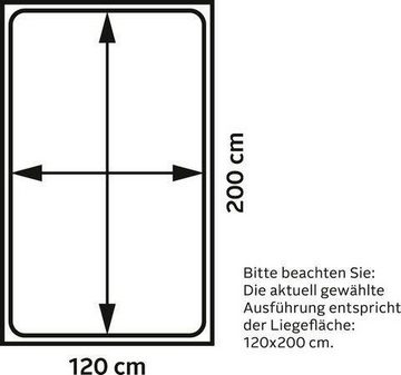 Jockenhöfer Gruppe Boxspringbett Carmen, mit Bettkasten und Topper, erhältlich in 120 & 140cm Breite