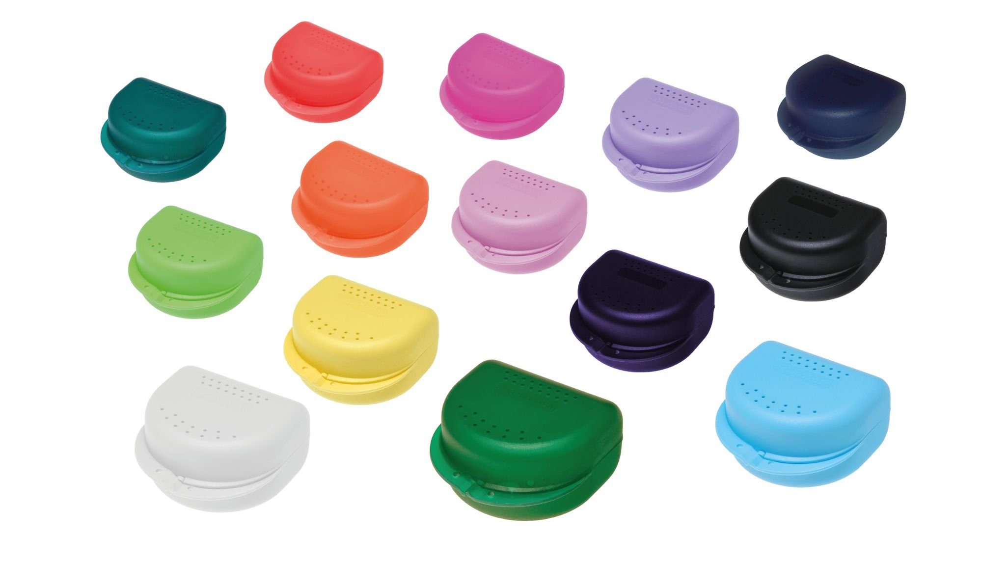 Farben Hellblau AMPri in Erwachsene Zahnspangenboxen verschiedenen Zahnschutz