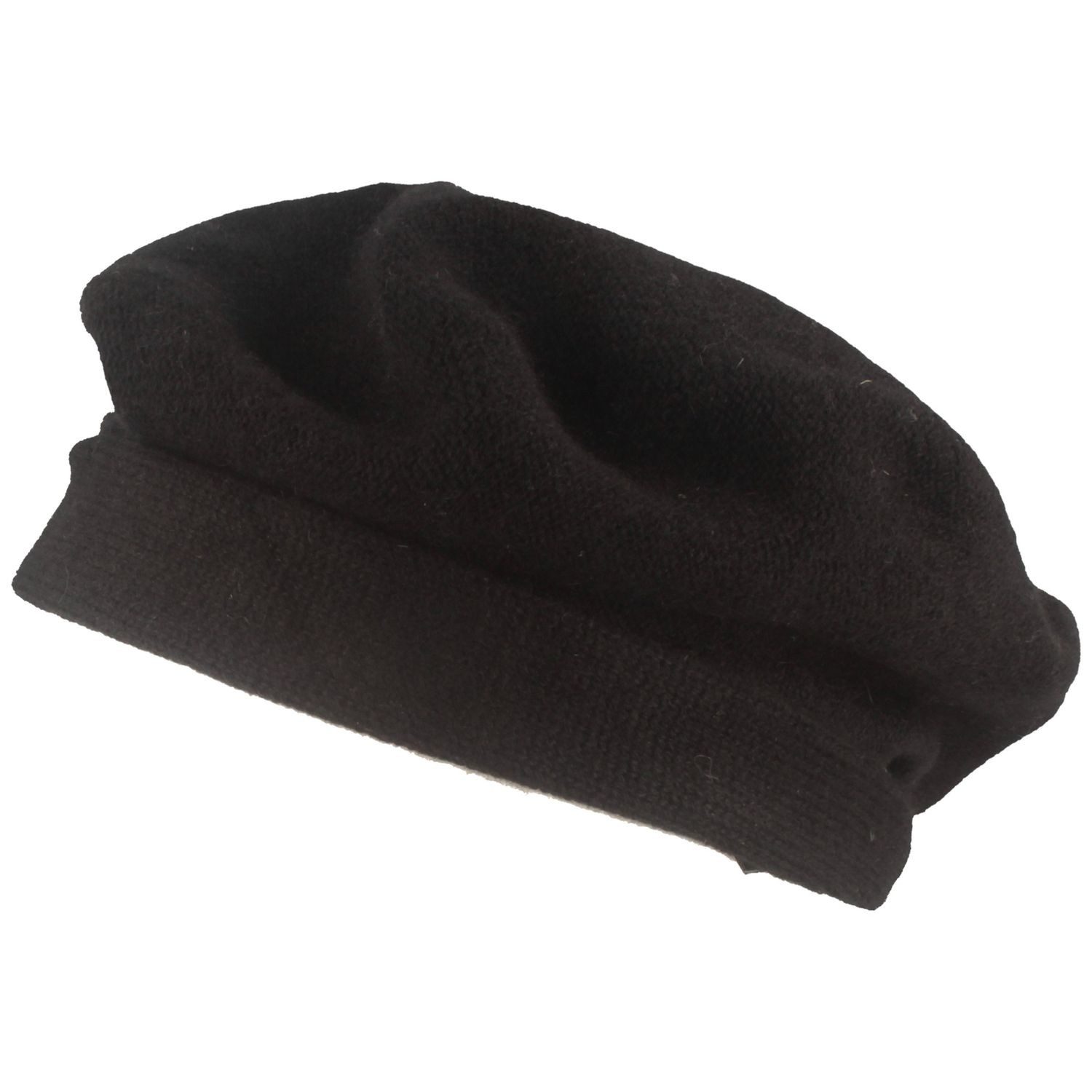 Kopka Strickmütze Steg-Baskenmütze aus reinem Cashmere