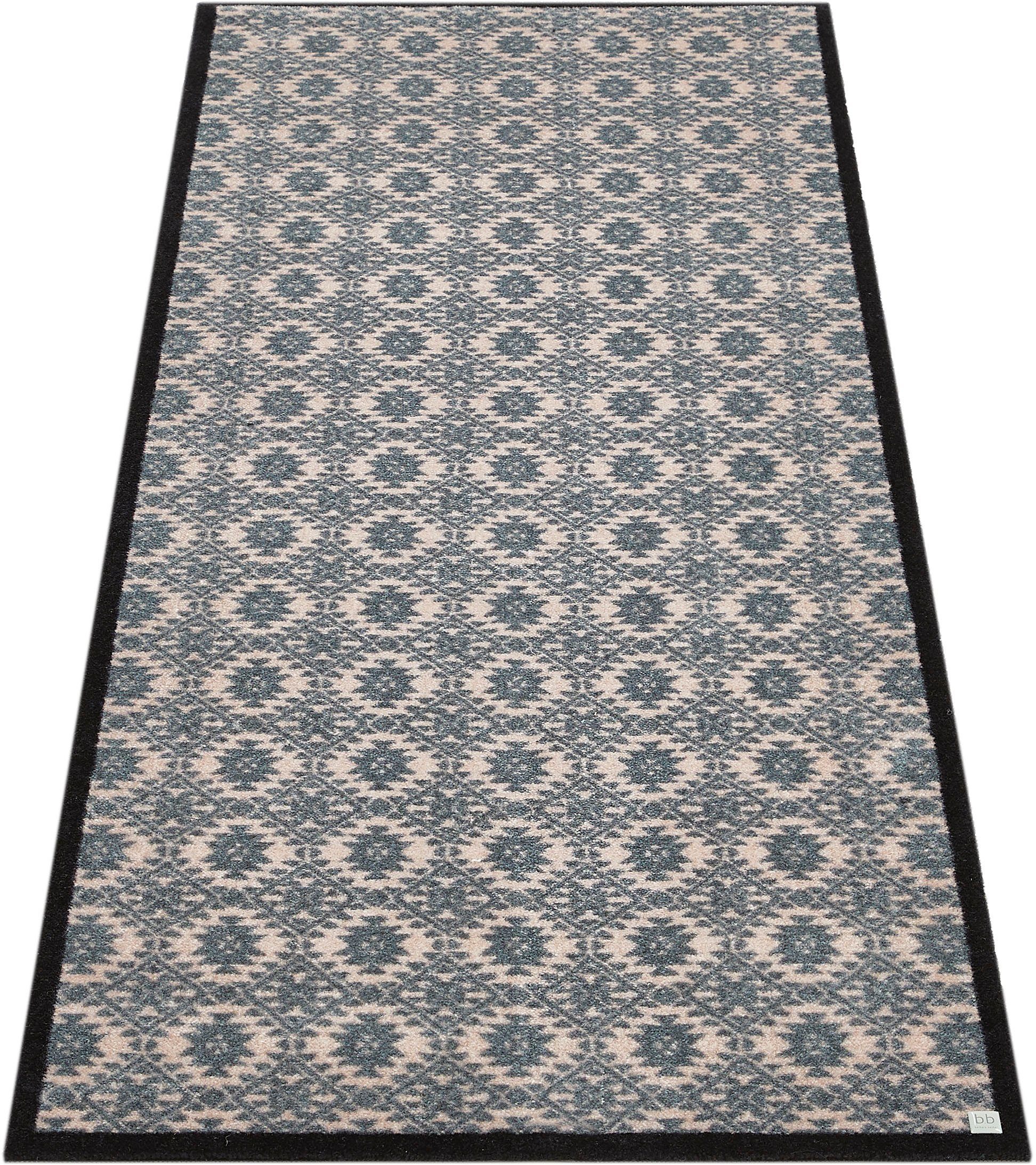 Barbara Becker Läufer Spirit BB, Made in Belgium, rechteckig, Höhe: 10 mm, Schmutzfangläufer, Schmutzfangteppich, Schmutzmatte, waschbar