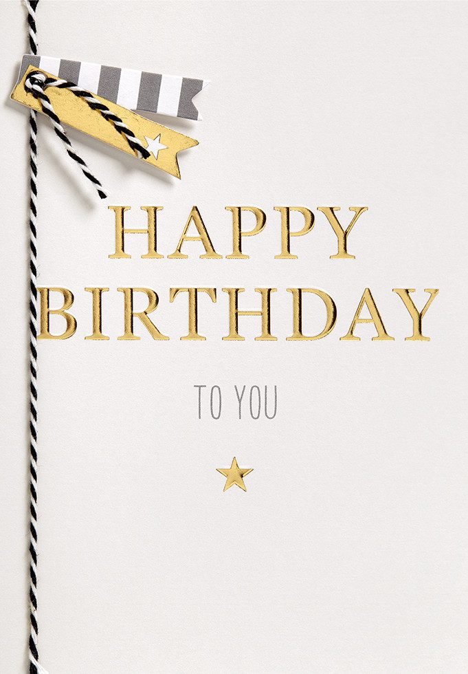 Grußkarten Geburtstag - Unverpackt - Glückwunschkarte im Format 11,5x17cm mit