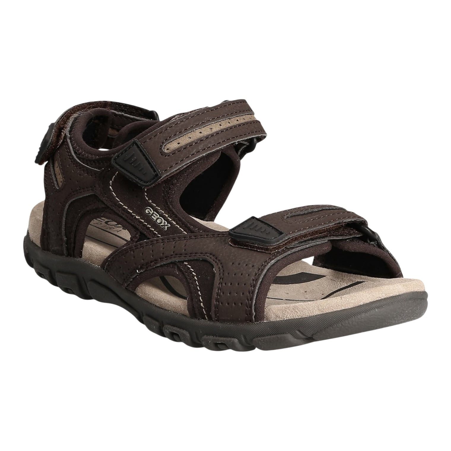 Geox Strada 050AU braun/sand Herren Sandale
