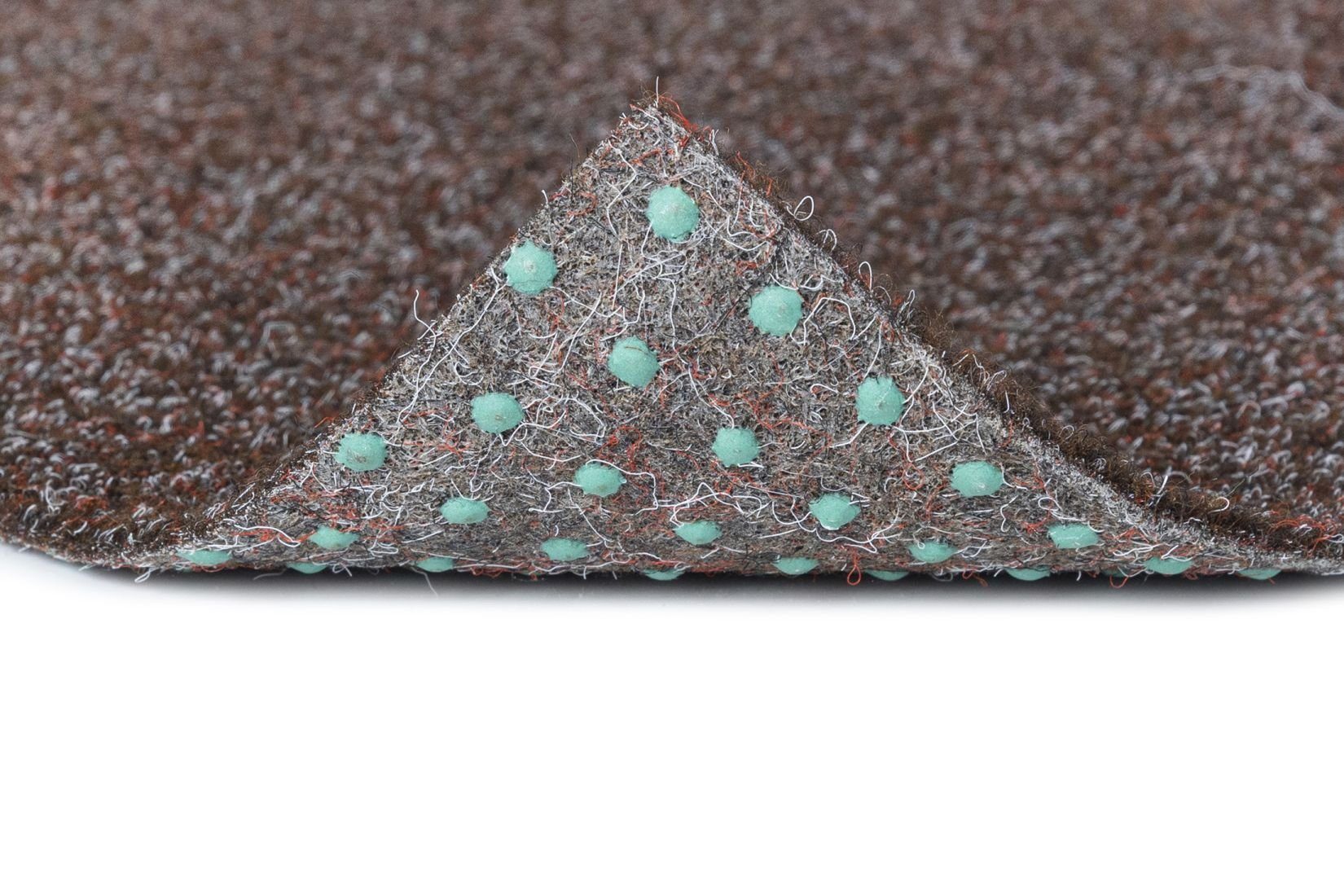 Mazovia Kunstrasen Kunstrasen mit Noppen, Meterware, Outdoor Braun, 100 x 100 cm, UV-beständig,witterungsbeständig und wetterfest,für Balkone,Camping