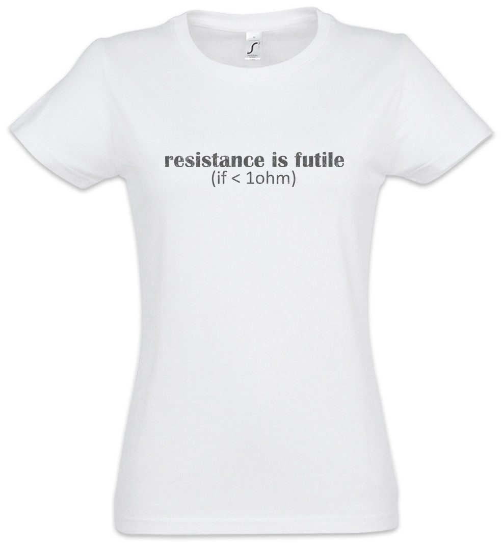 Urban Backwoods Print-Shirt SQL Resistance Damen T-Shirt Elektriker Elektronier Informatiker (1-tlg) Computer PC IT Lead