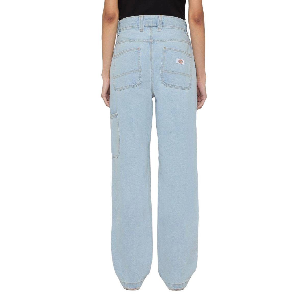 Dickies Straight-Jeans Jeans Dickies Utility Front Vintage 5 Pocket-Style, seitliche Cargo-Tasche, Double-Knee-Design